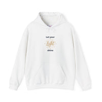 Let Your Light Shine Hoodie — Inspirational Fairy Graphic Sweatshirt