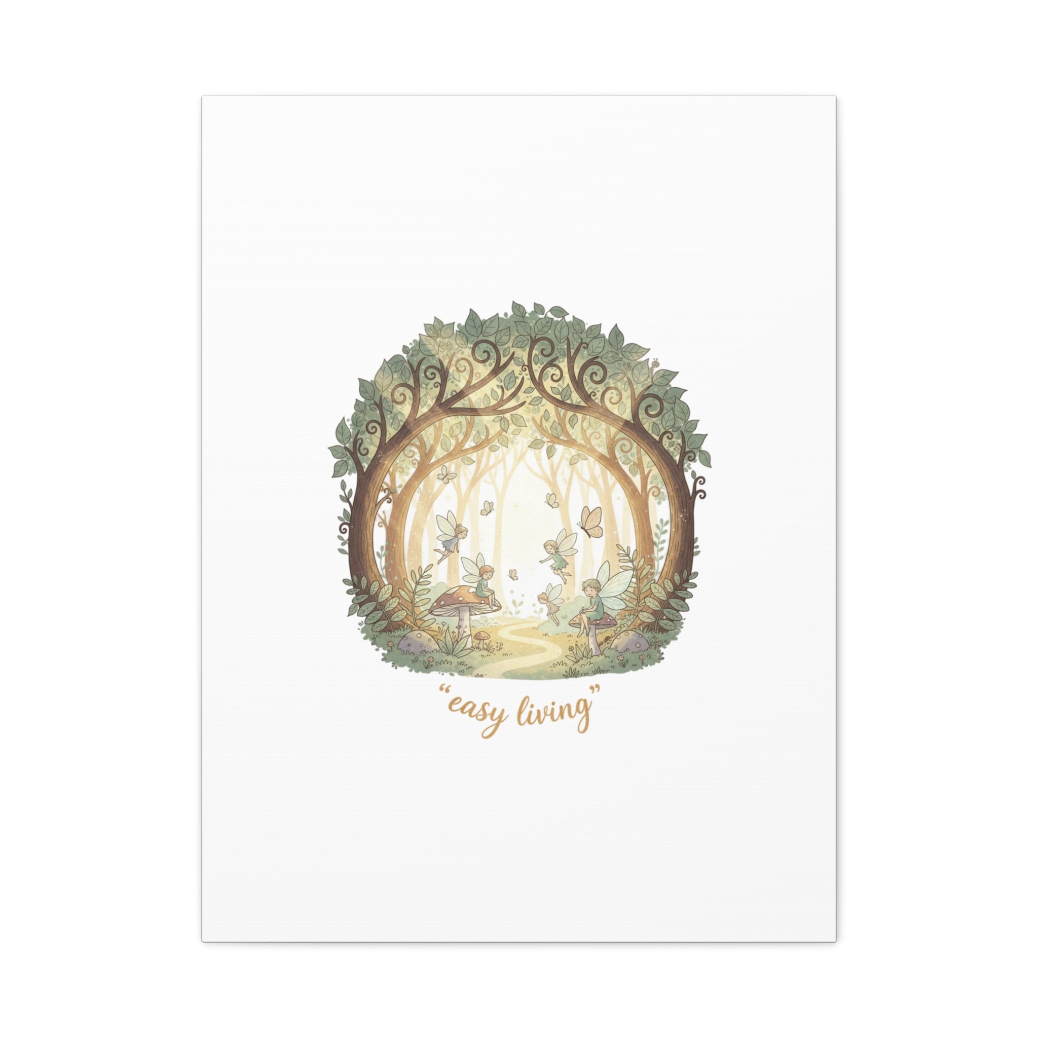 Easy Living Woodland Poster Canvas