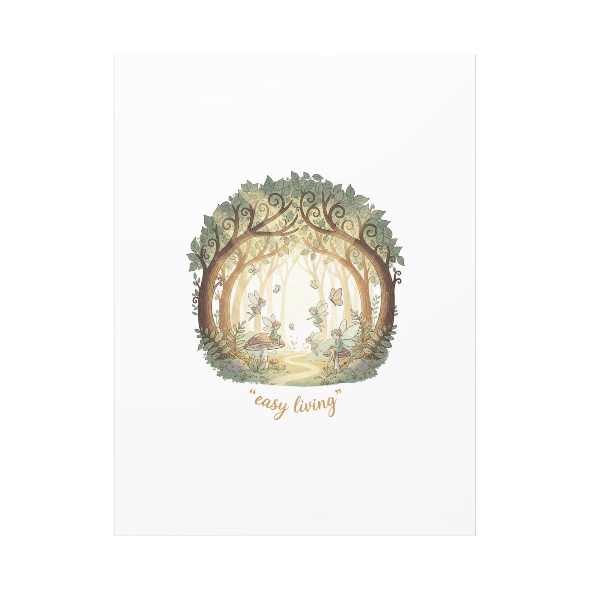 Easy Living Woodland Poster Canvas