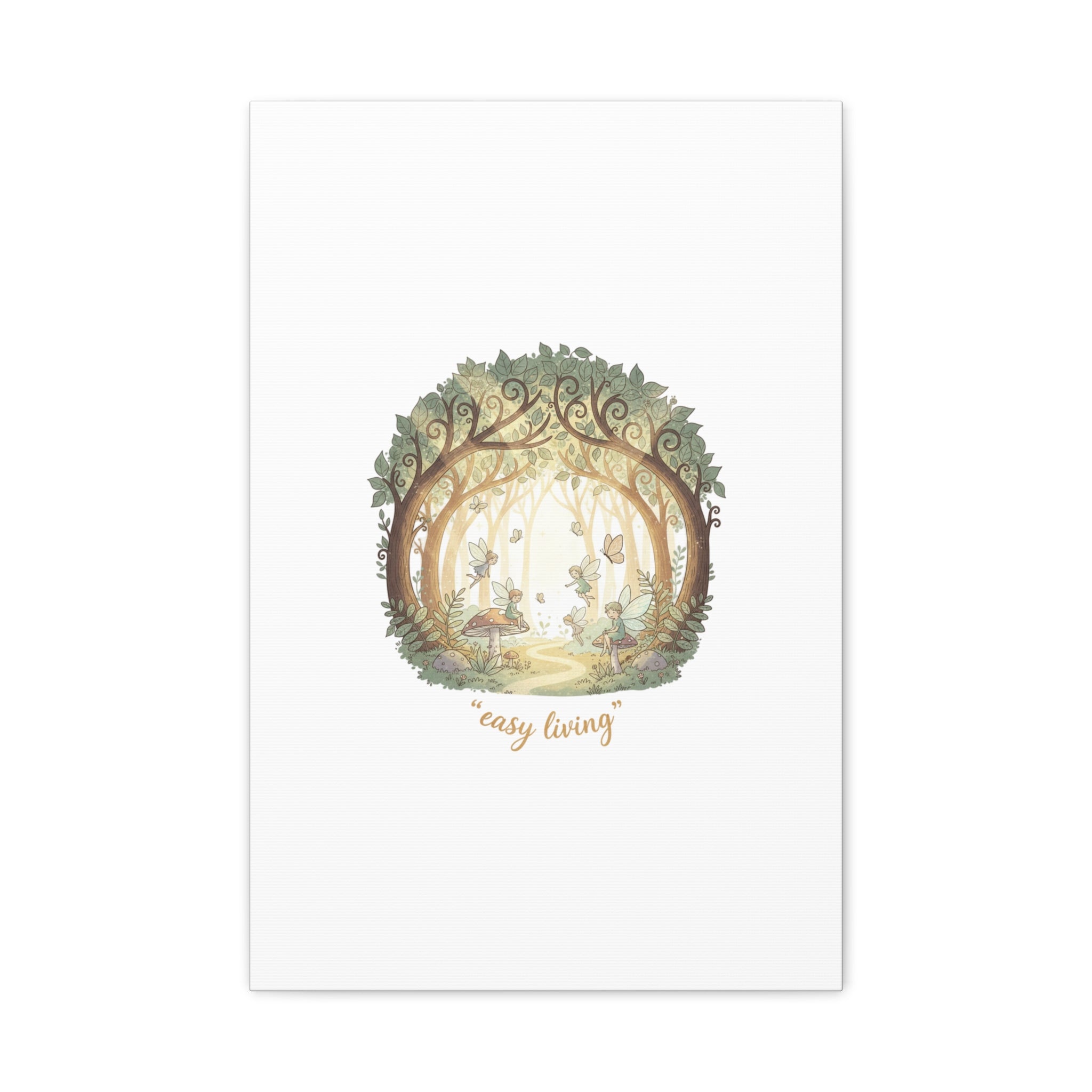 Easy Living Woodland Poster Canvas