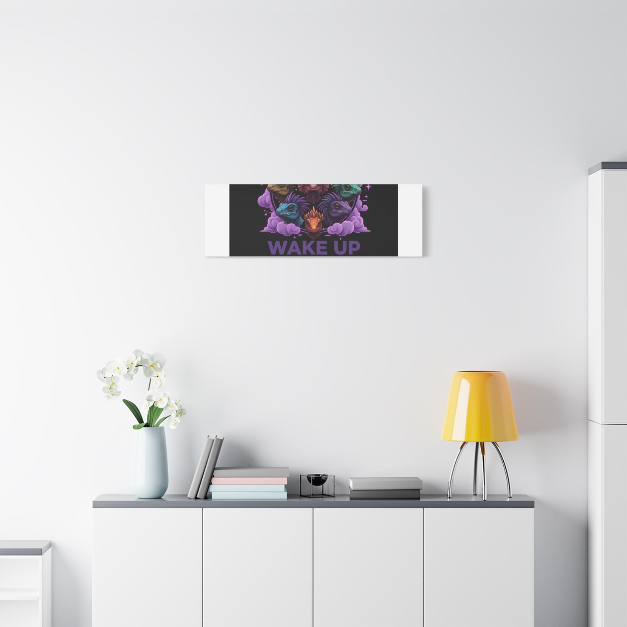 Wake Up Shine Act Canvas | IWD Feminist Slogan, Empowerment Typography