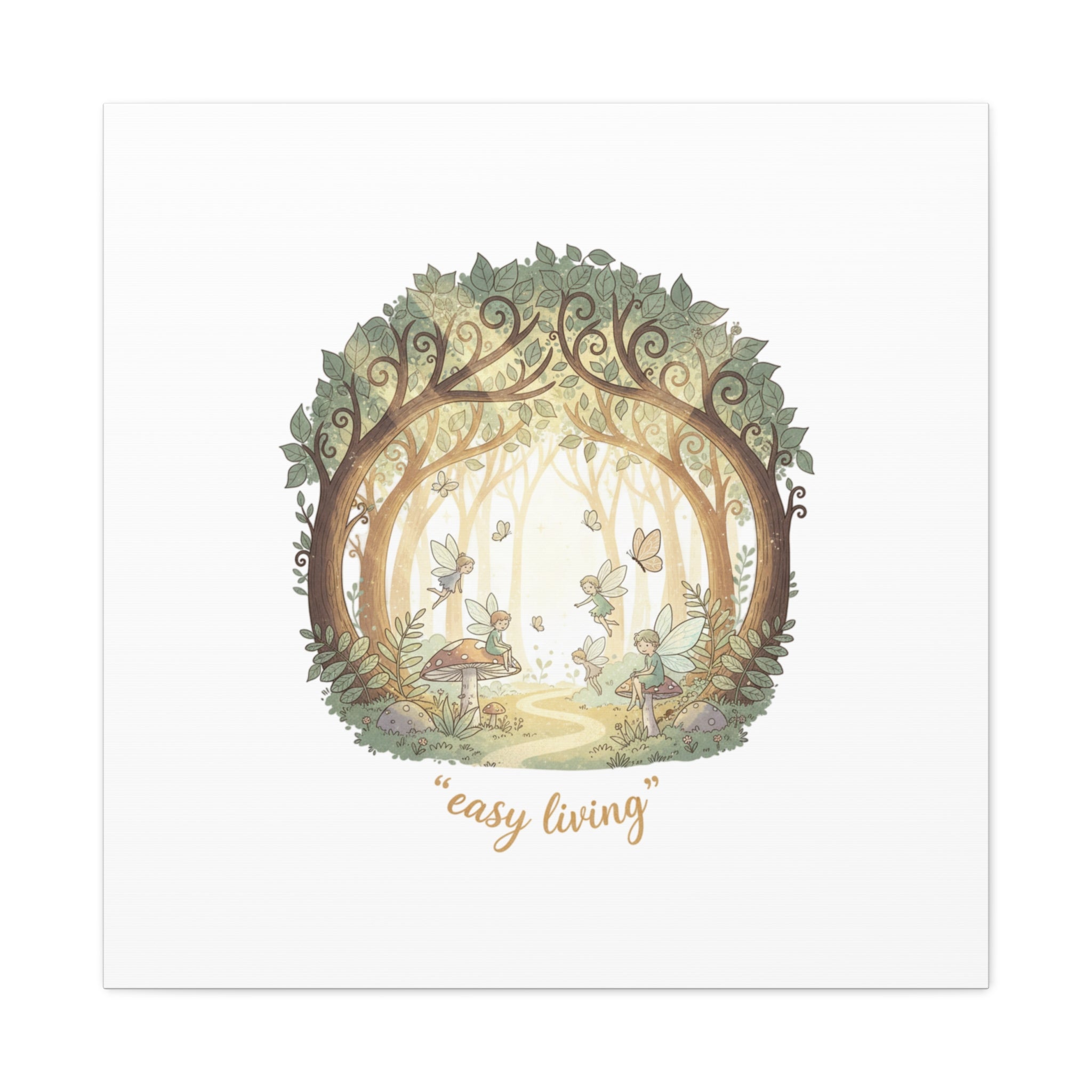 Easy Living Woodland Poster Canvas