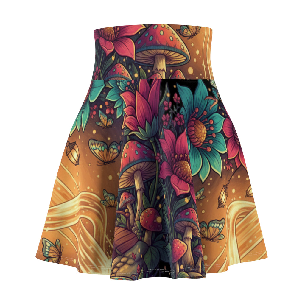 Lotus Lagoon Floral Print skirt