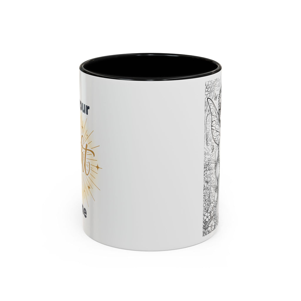 Personalized Fairy Portrait Coffee Mug – Custom Photo to Fantasy Illustration