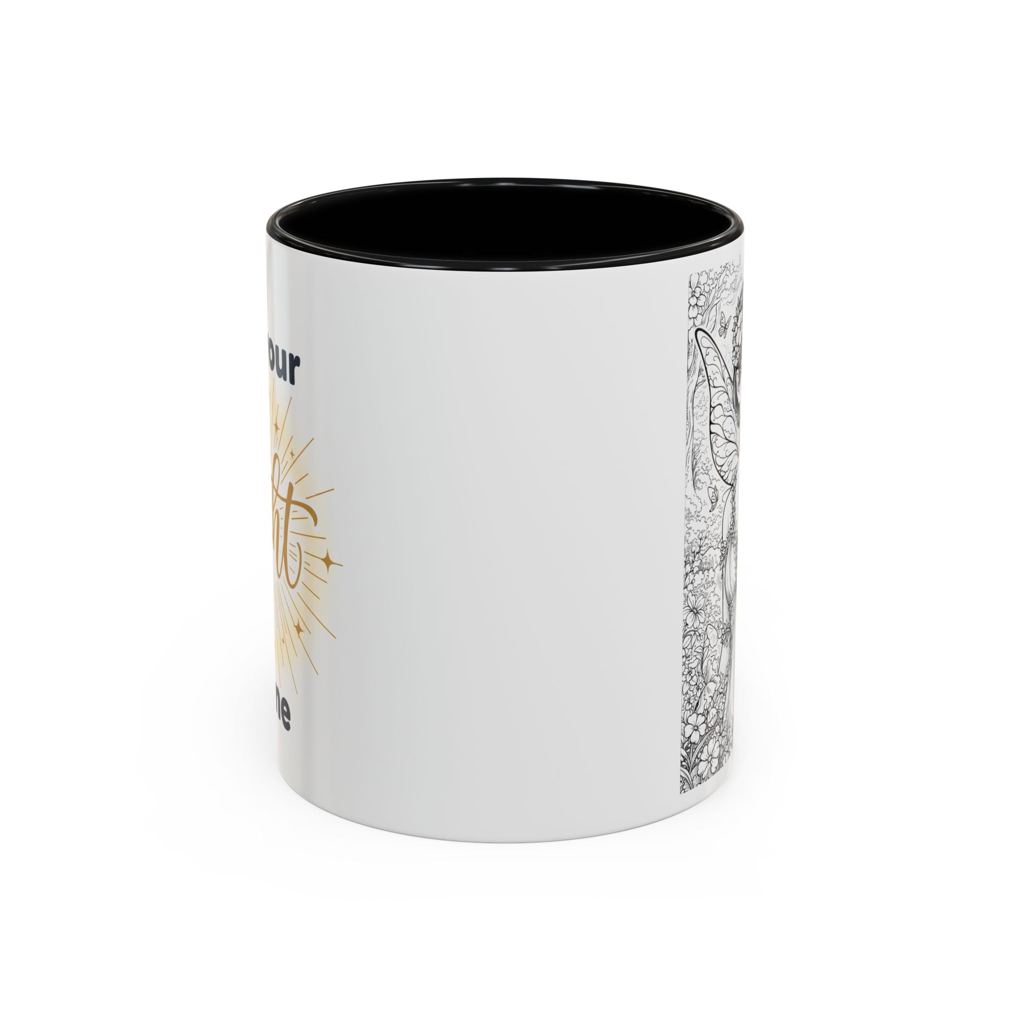 Personalized Fairy Portrait Coffee Mug – Custom Photo to Fantasy Illustration