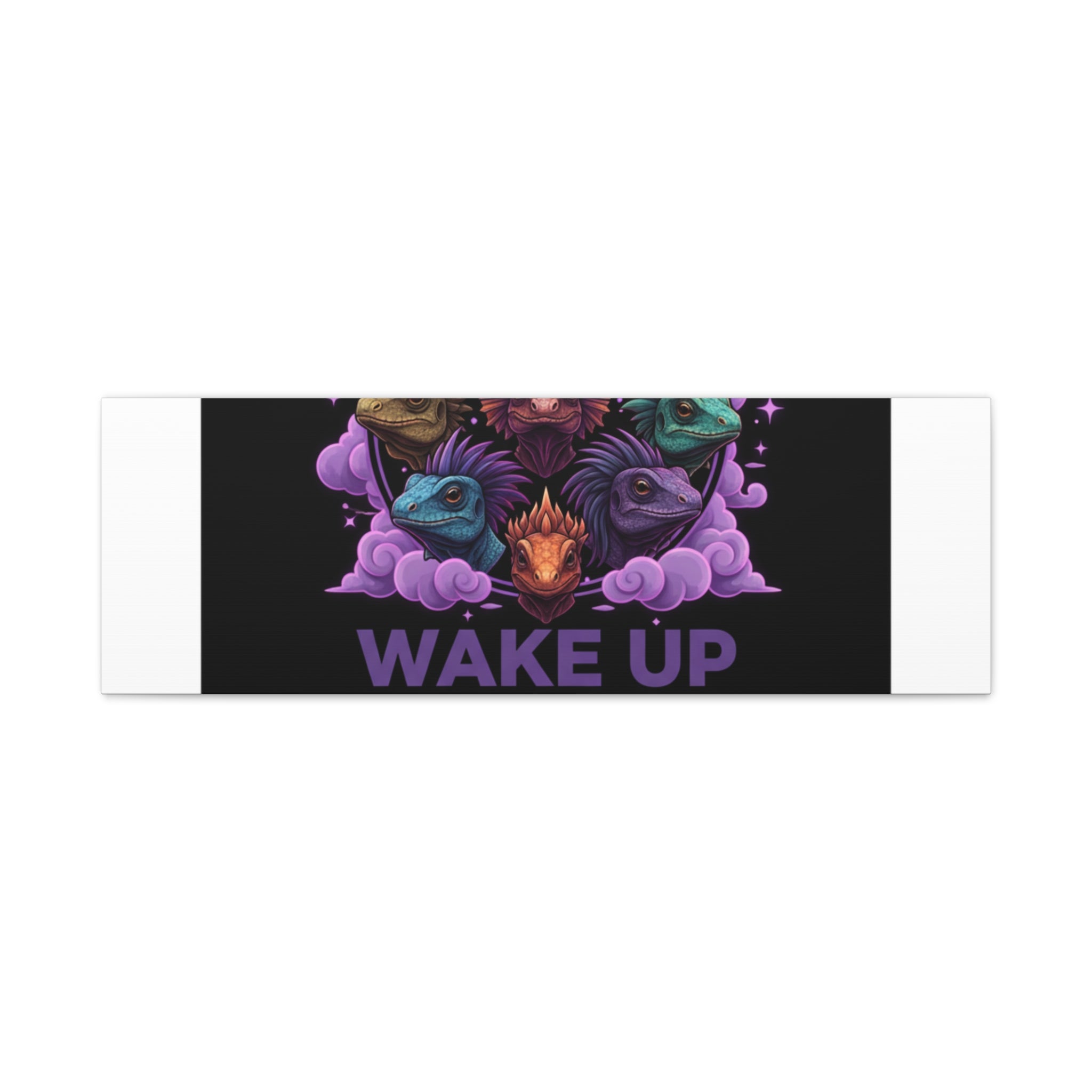 Wake Up Shine Act Canvas | IWD Feminist Slogan, Empowerment Typography