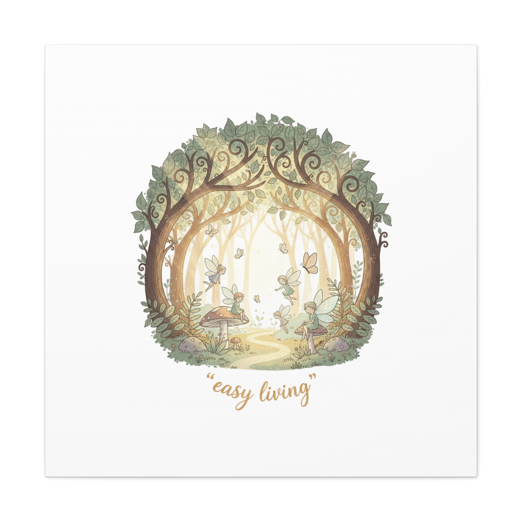 Easy Living Woodland Poster Canvas