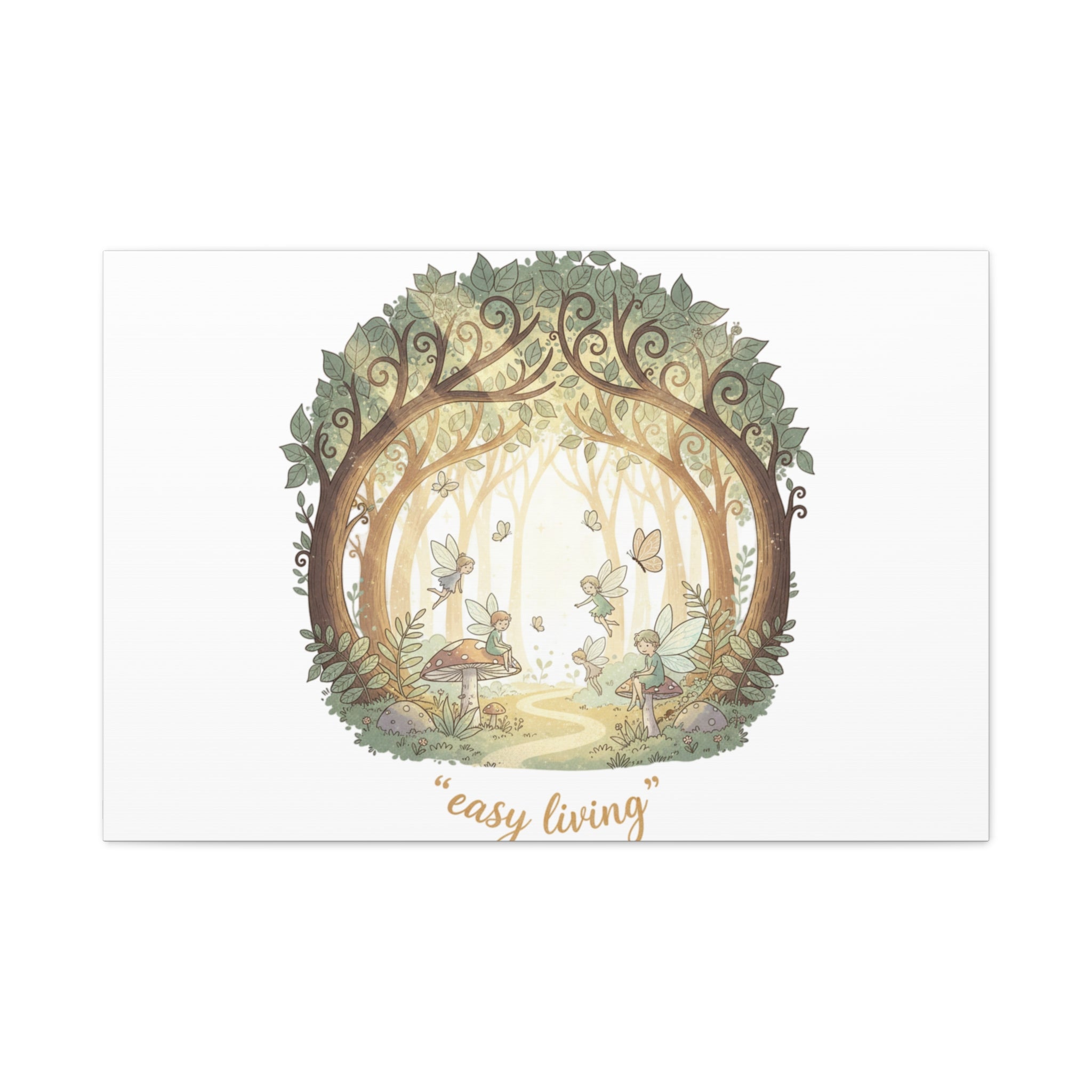 Easy Living Woodland Poster Canvas