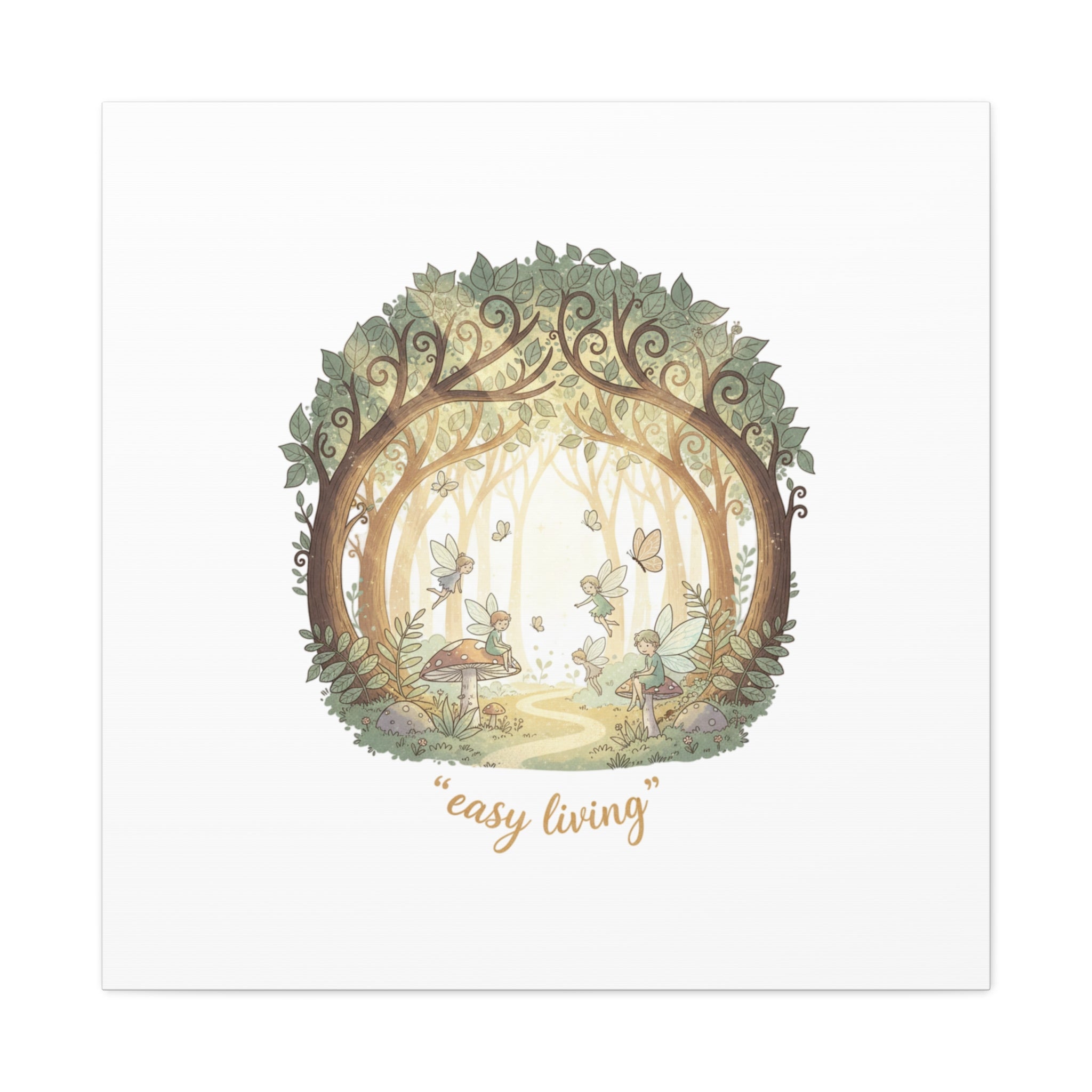 Easy Living Woodland Poster Canvas