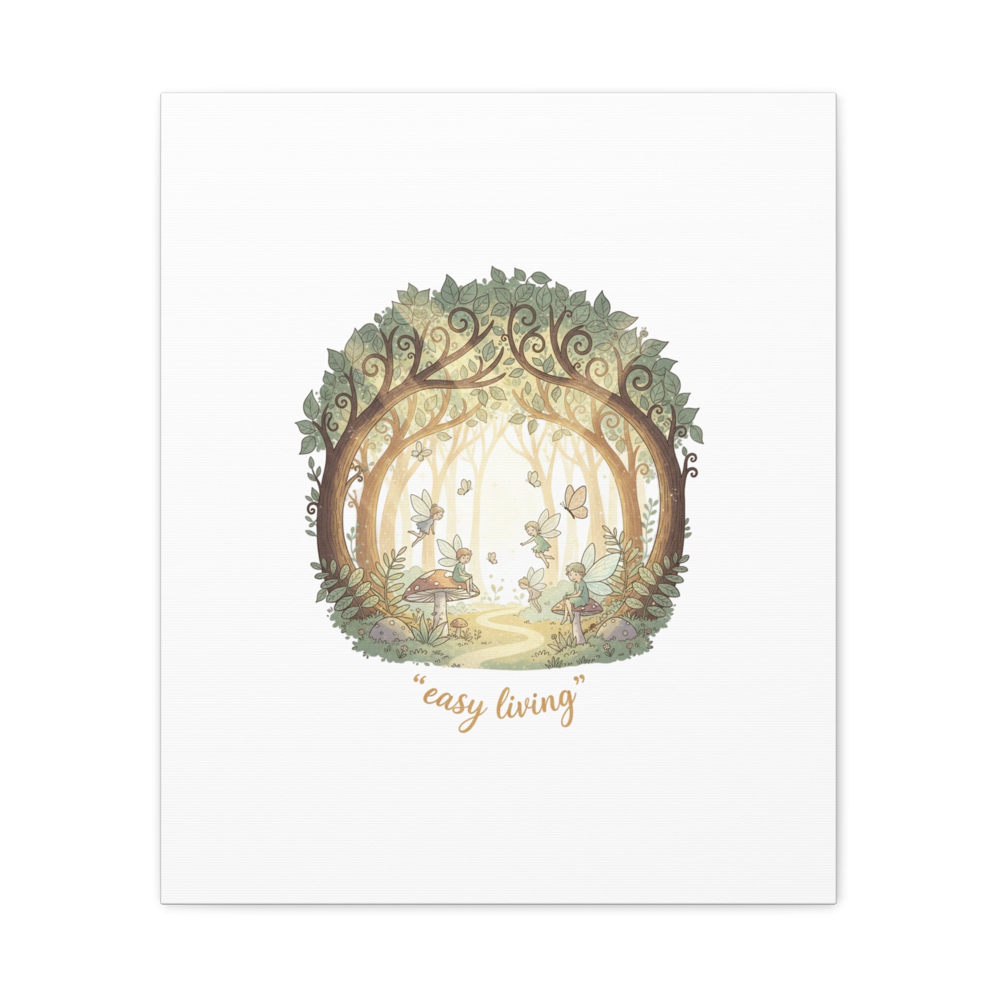 Easy Living Woodland Poster Canvas
