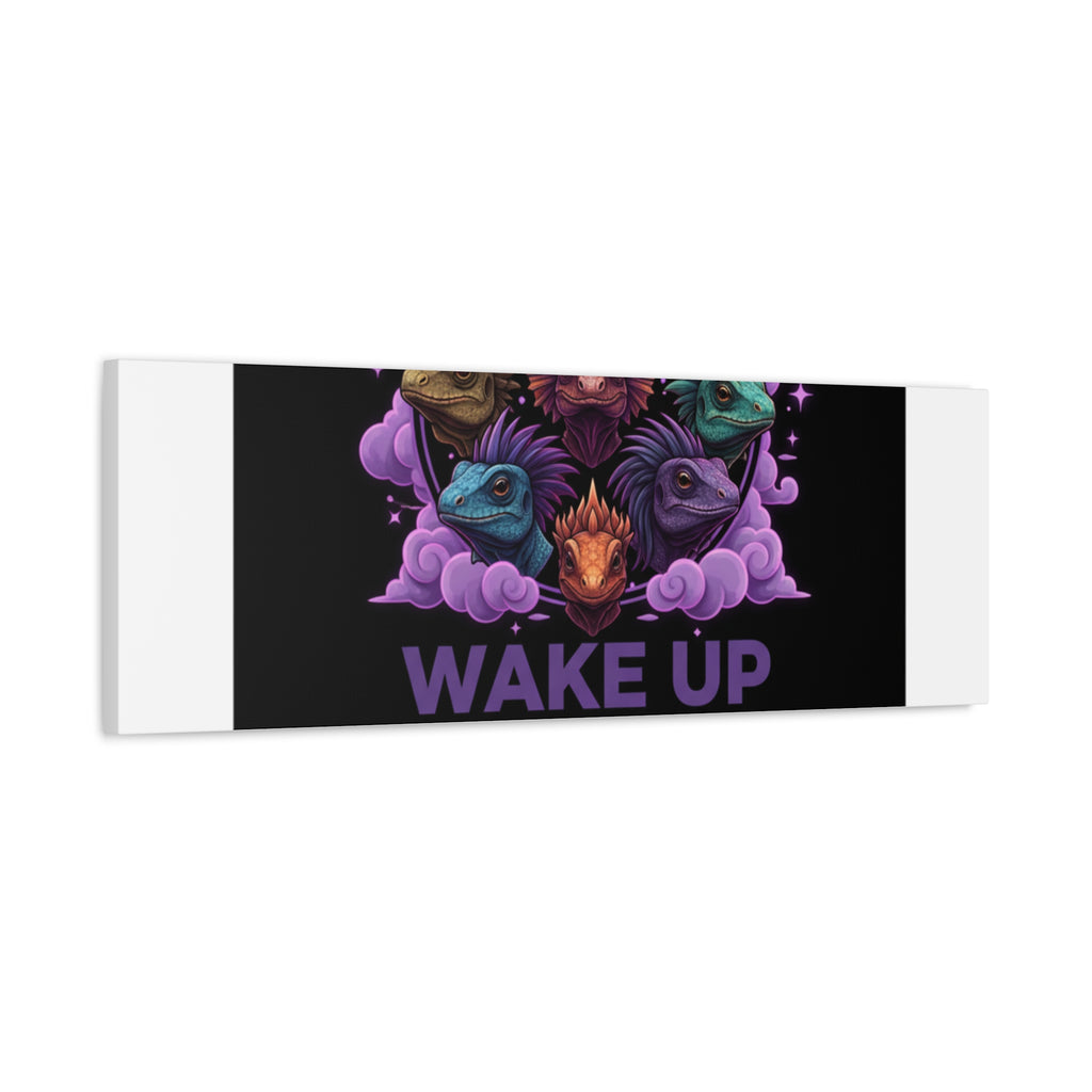 Wake Up Shine Act Canvas | IWD Feminist Slogan, Empowerment Typography