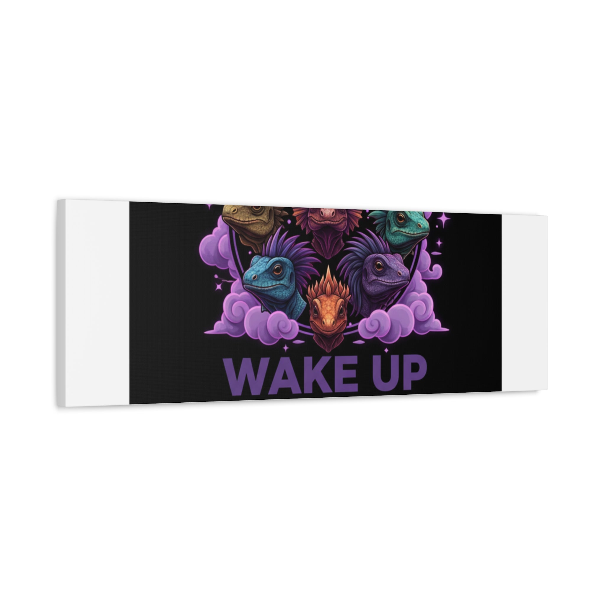 Wake Up Shine Act Canvas | IWD Feminist Slogan, Empowerment Typography