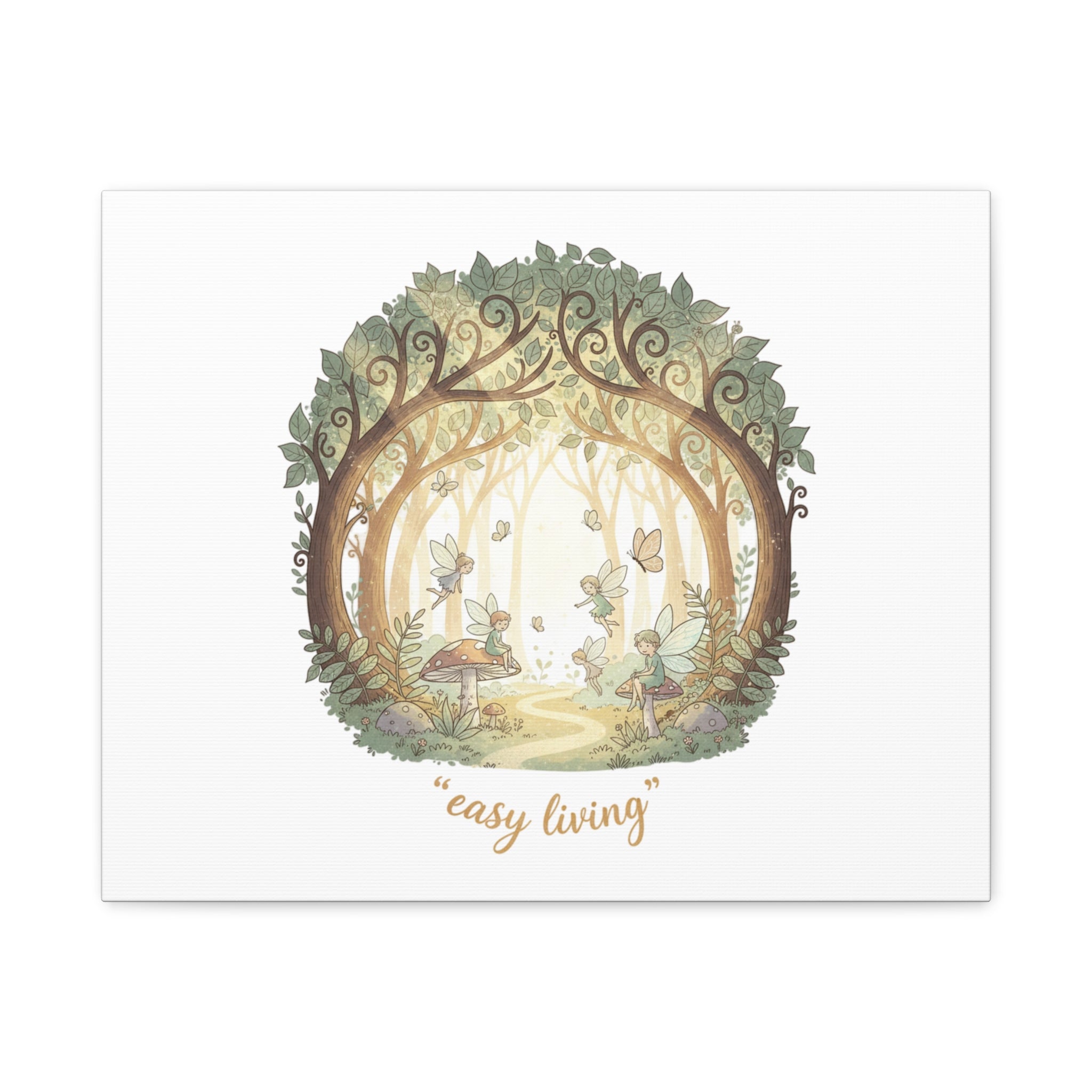 Easy Living Woodland Poster Canvas