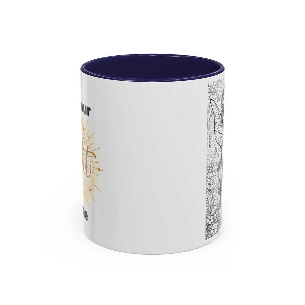 Personalized Fairy Portrait Coffee Mug – Custom Photo to Fantasy Illustration