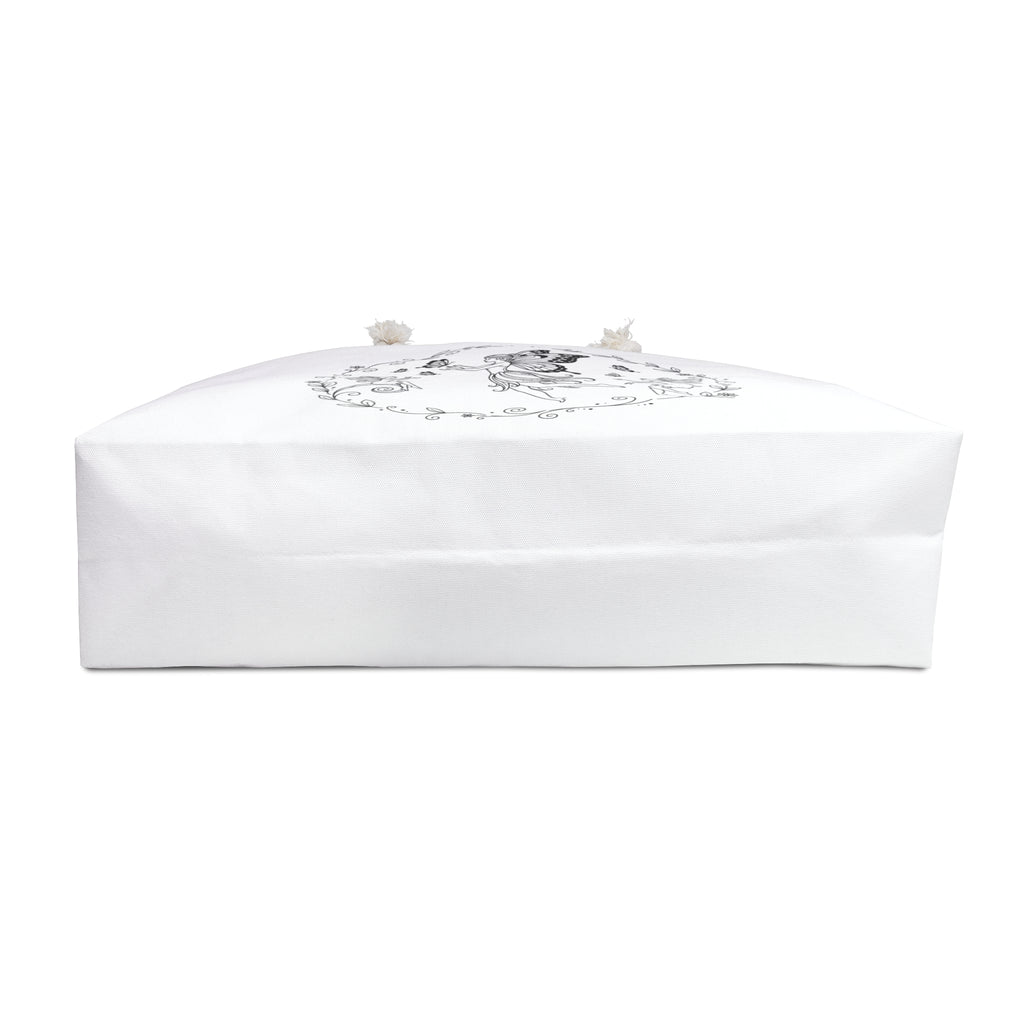 New day Weekender Bag — Inspirational Weekend Tote with Fairy Floral Design