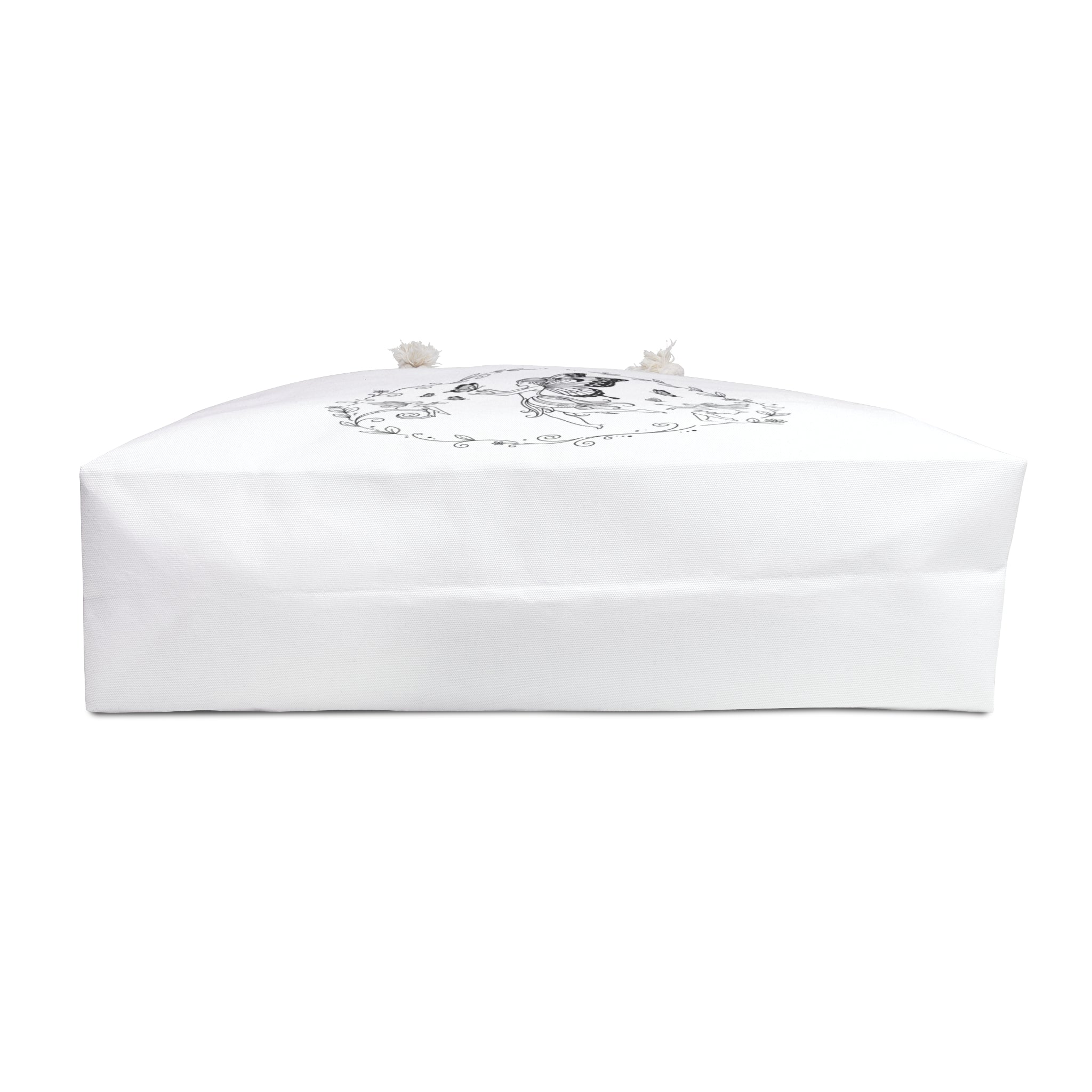 New day Weekender Bag — Inspirational Weekend Tote with Fairy Floral Design