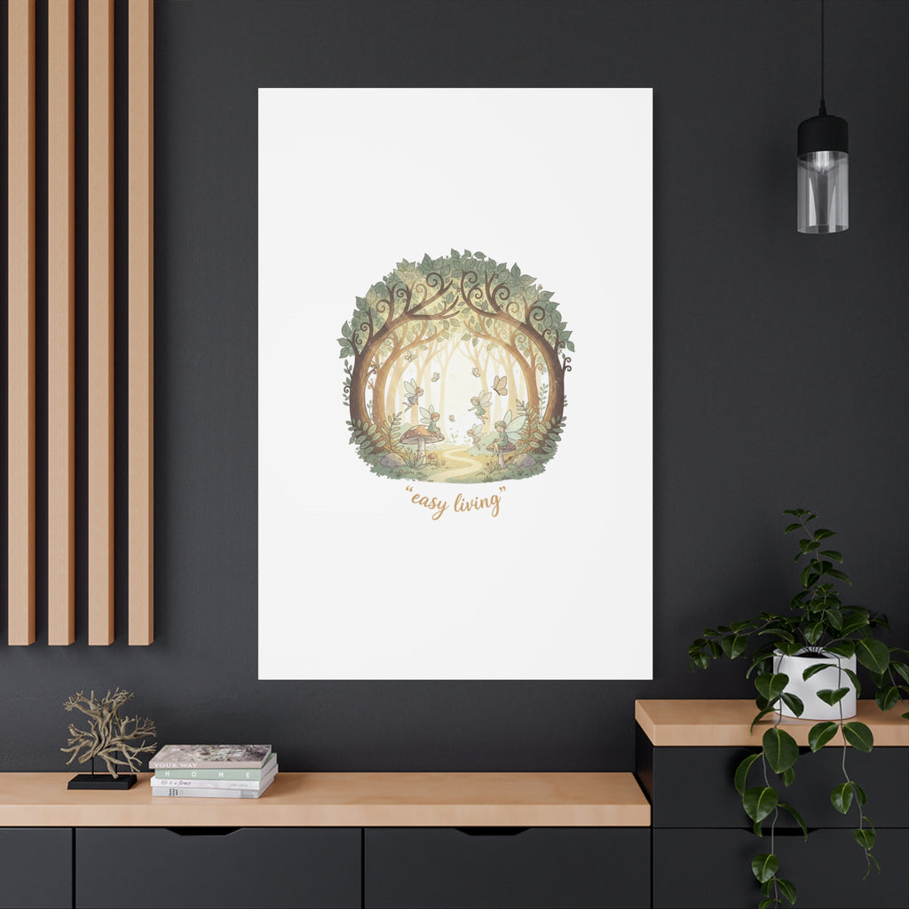 Easy Living Woodland Poster Canvas