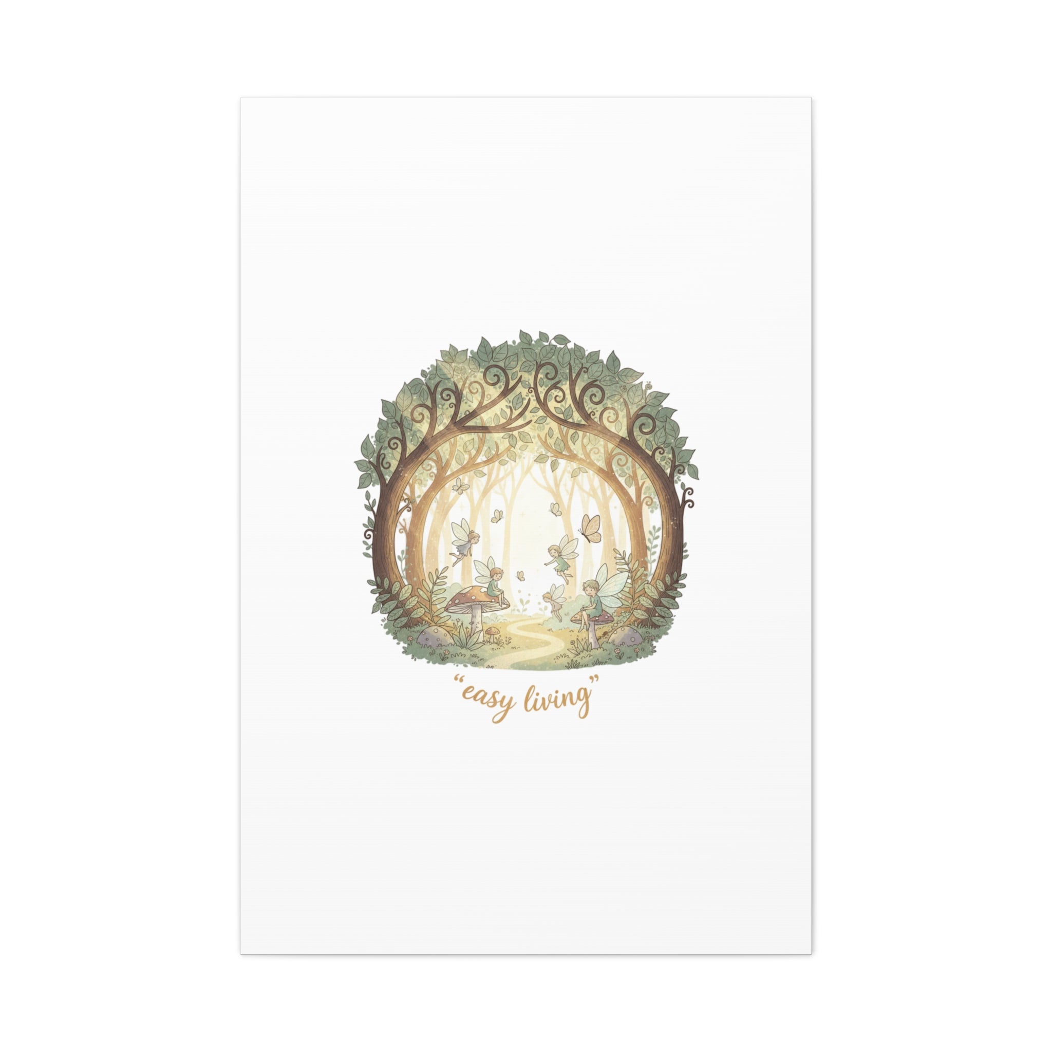 Easy Living Woodland Poster Canvas