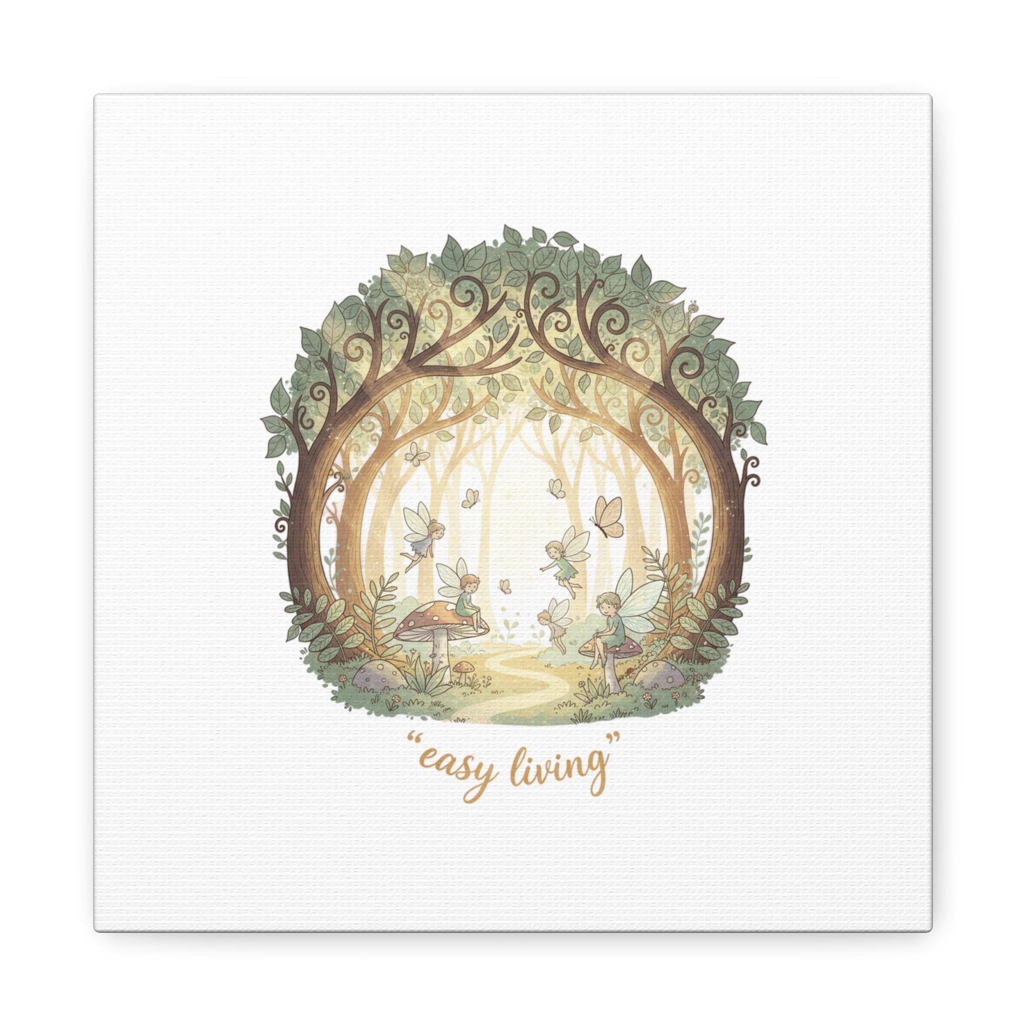 Easy Living Woodland Poster Canvas