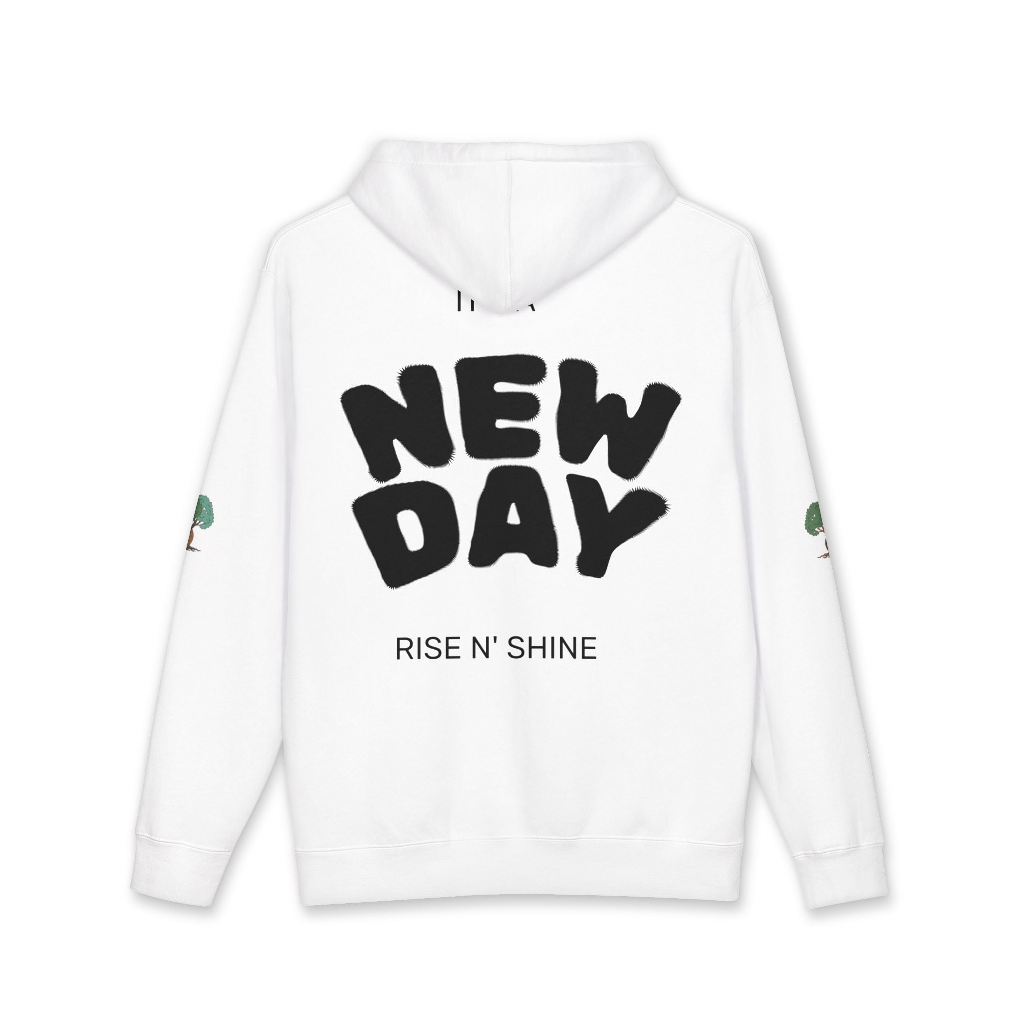 New Day Hoodie — Rise N' Shine Retro Graphic Hooded Sweatshirt