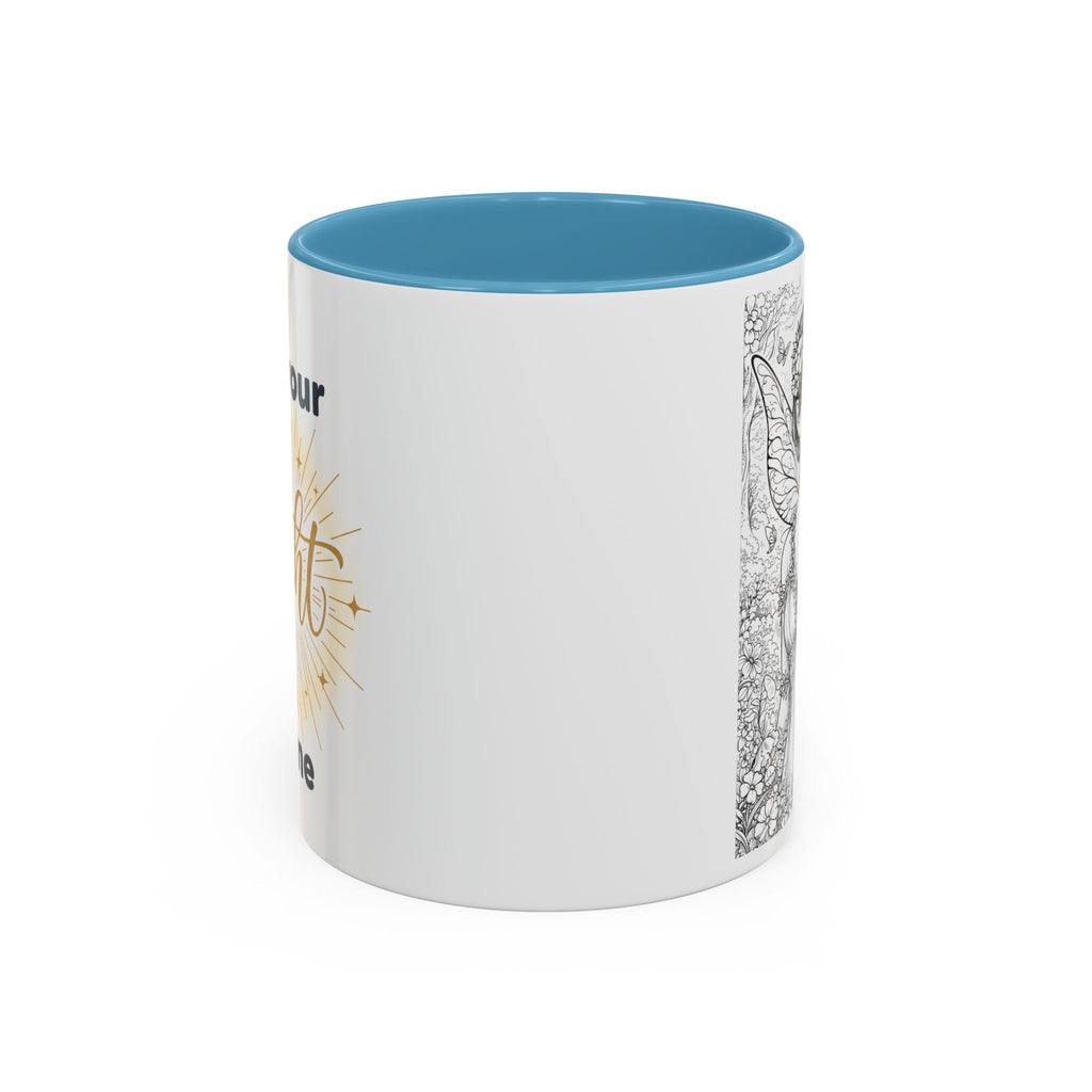 Personalized Fairy Portrait Coffee Mug – Custom Photo to Fantasy Illustration