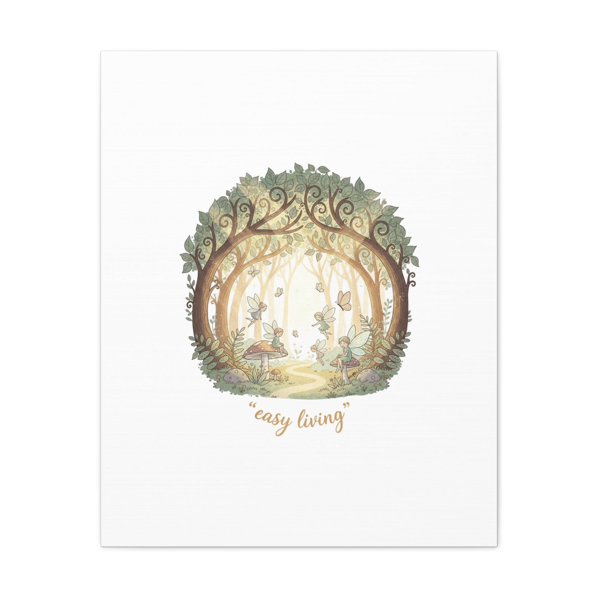 Easy Living Woodland Poster Canvas
