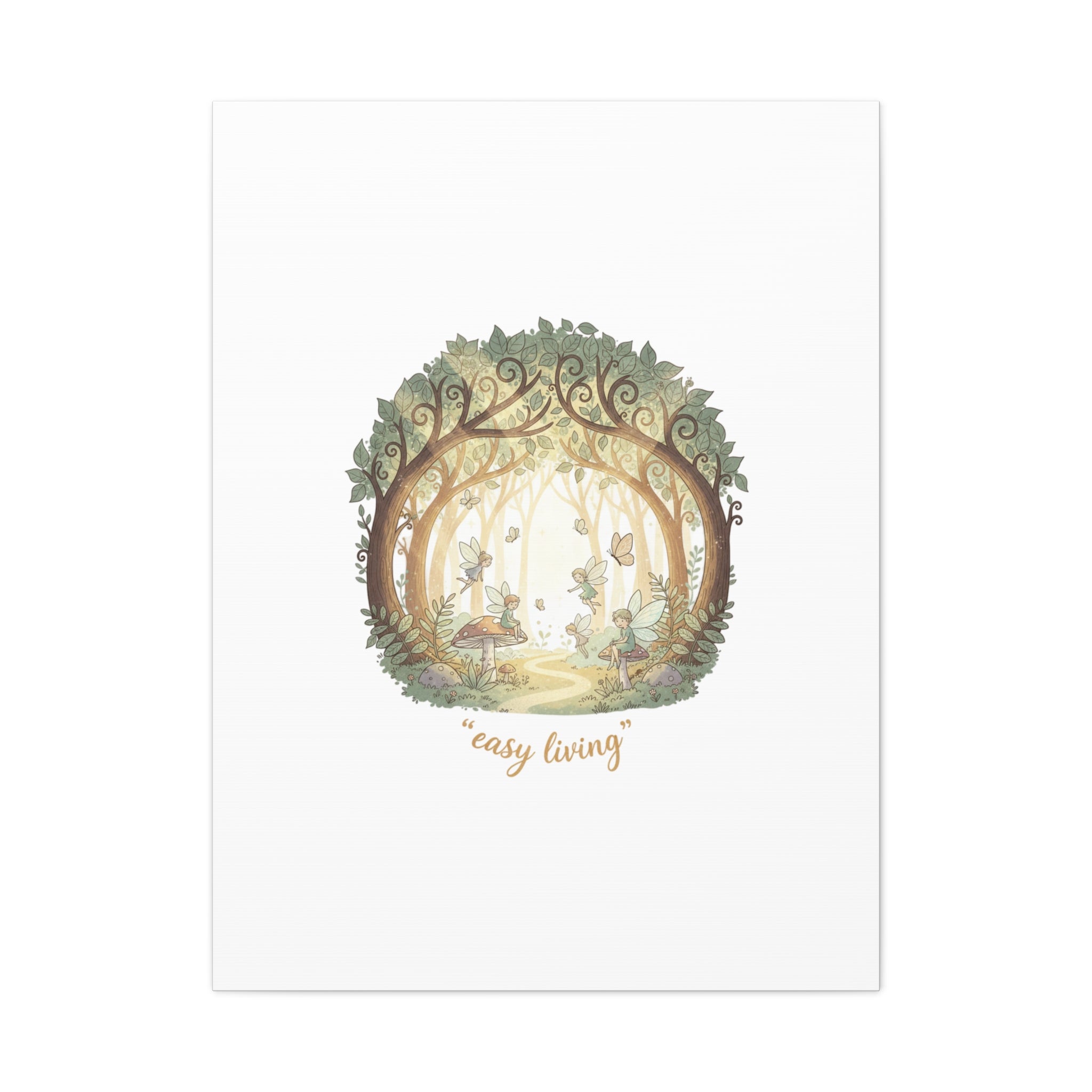 Easy Living Woodland Poster Canvas