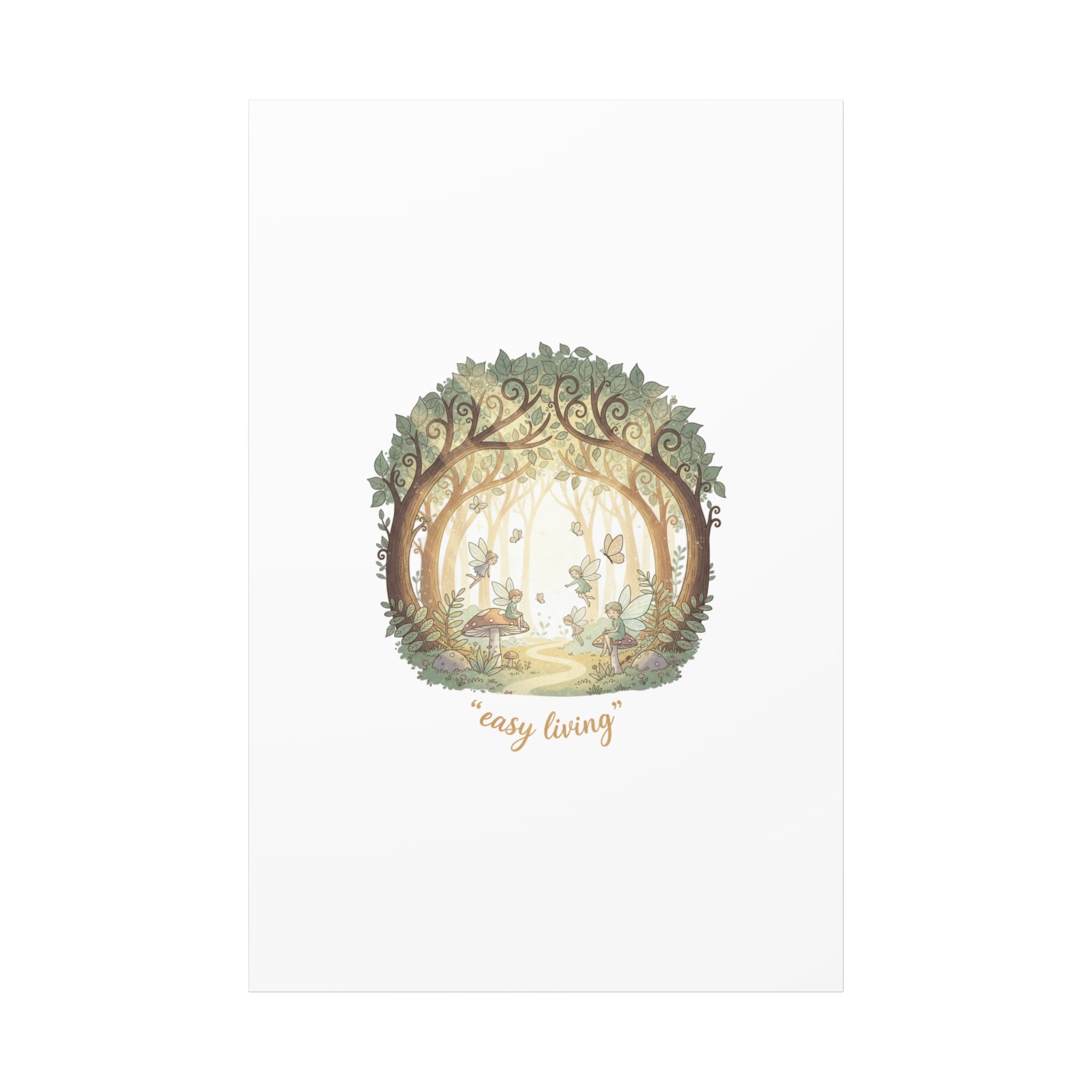 Easy Living Woodland Poster Canvas