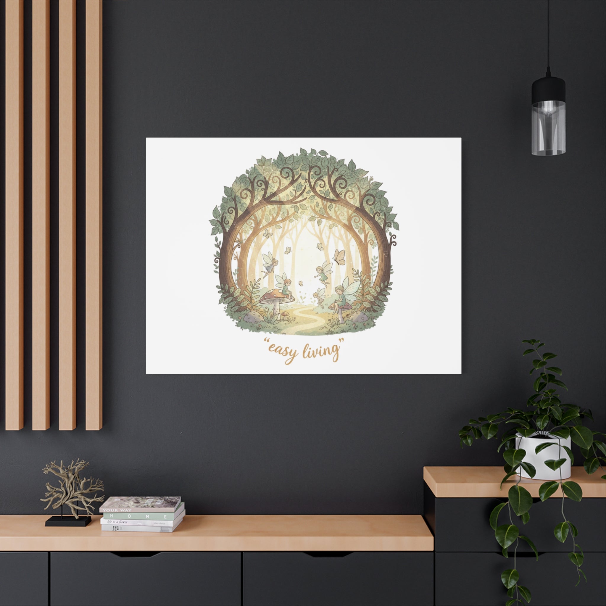 Easy Living Woodland Poster Canvas