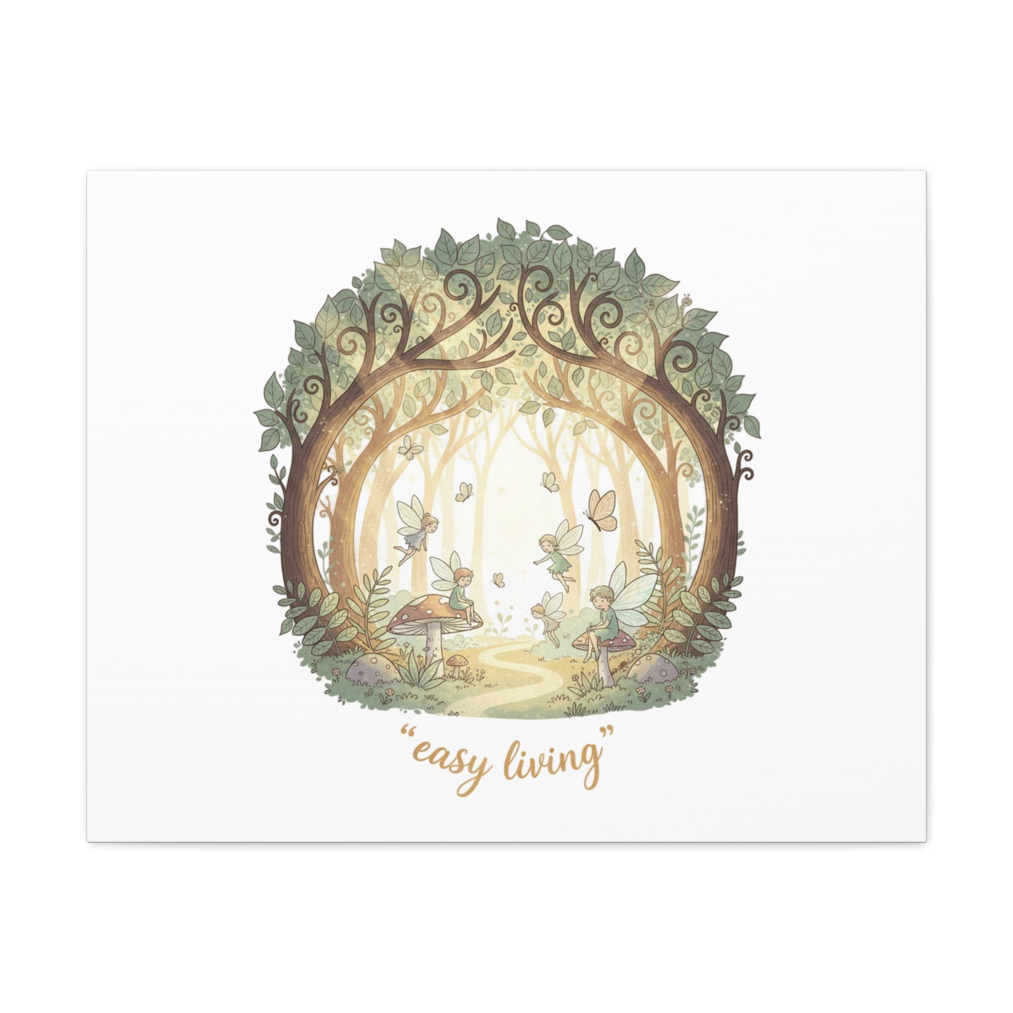 Easy Living Woodland Poster Canvas