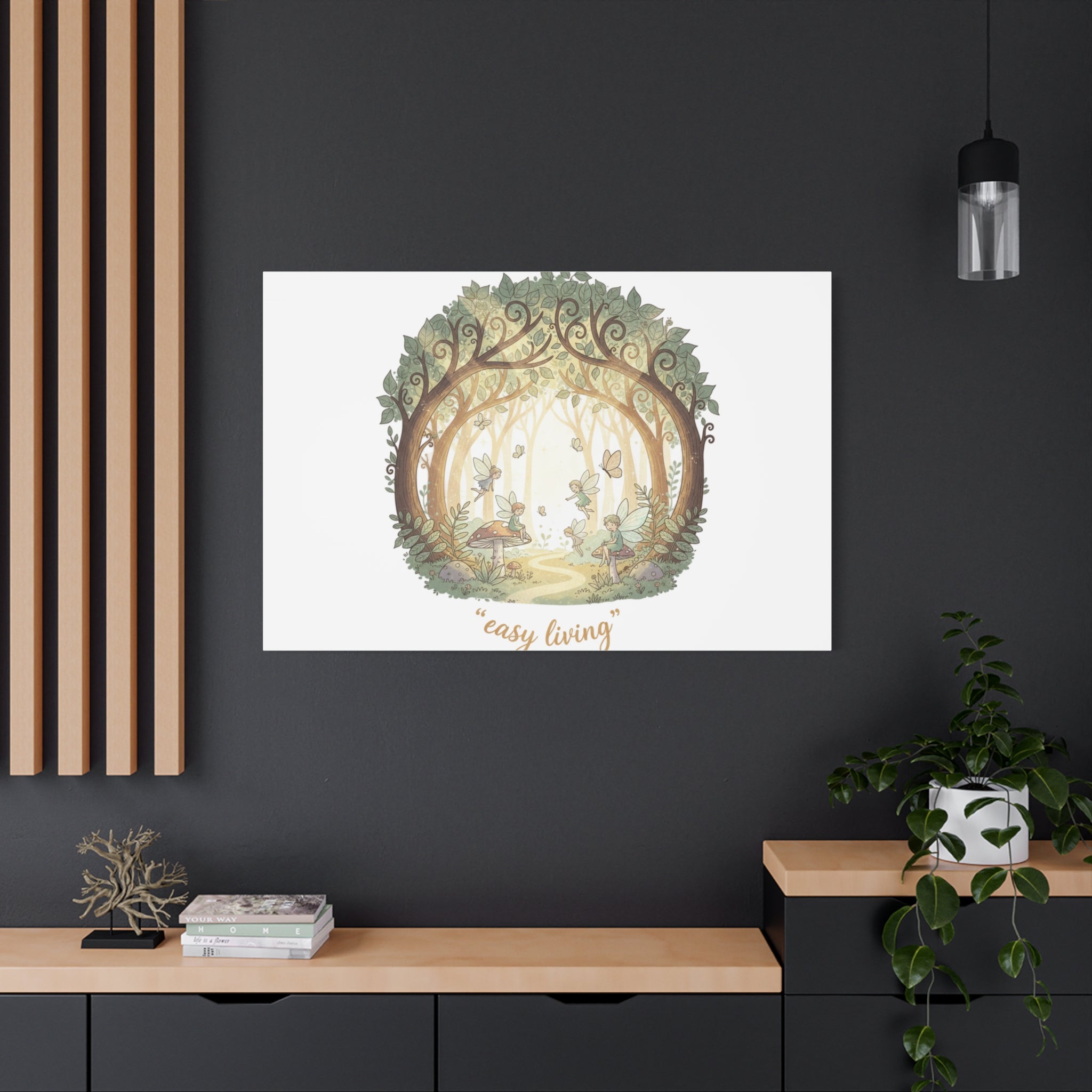 Easy Living Woodland Poster Canvas