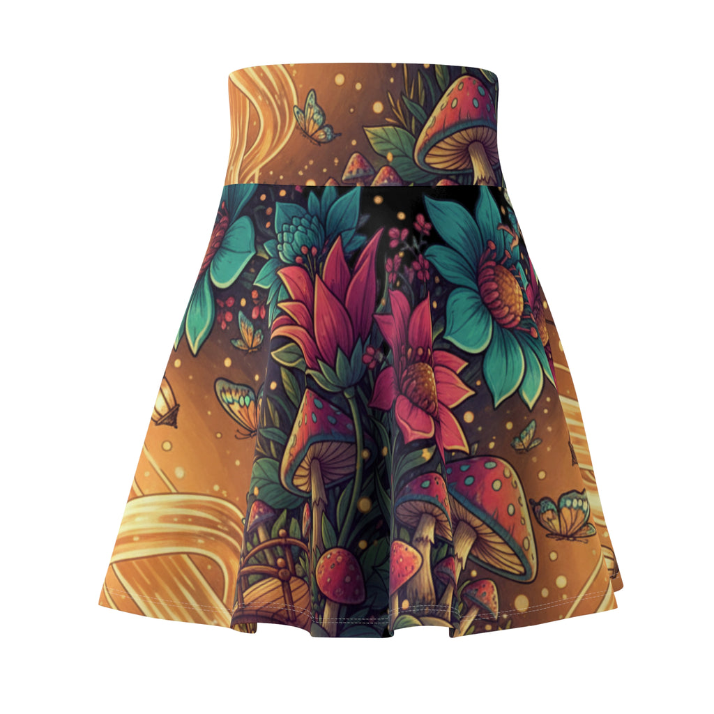 Lotus Lagoon Floral Print skirt