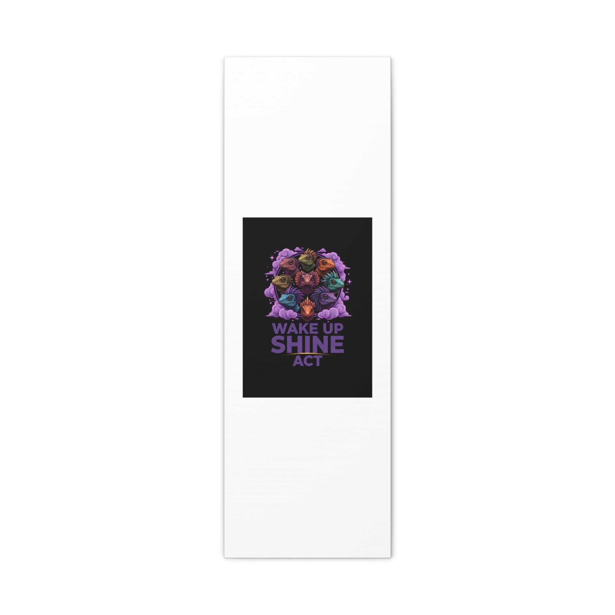 Wake Up Shine Act Canvas | IWD Feminist Slogan, Empowerment Typography