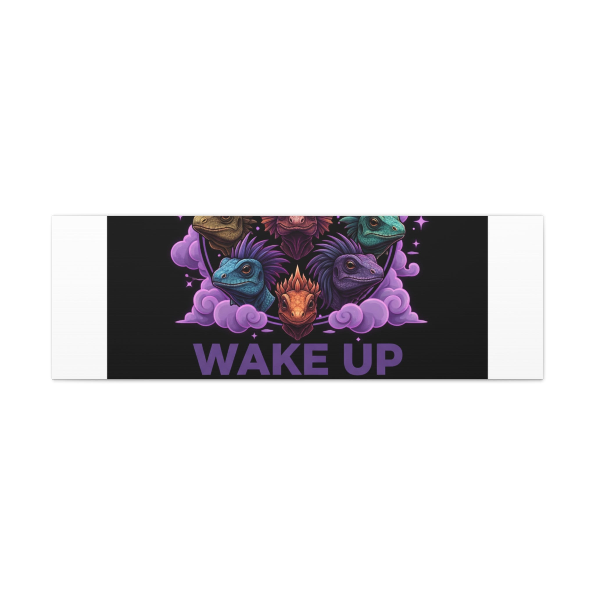 Wake Up Shine Act Canvas | IWD Feminist Slogan, Empowerment Typography