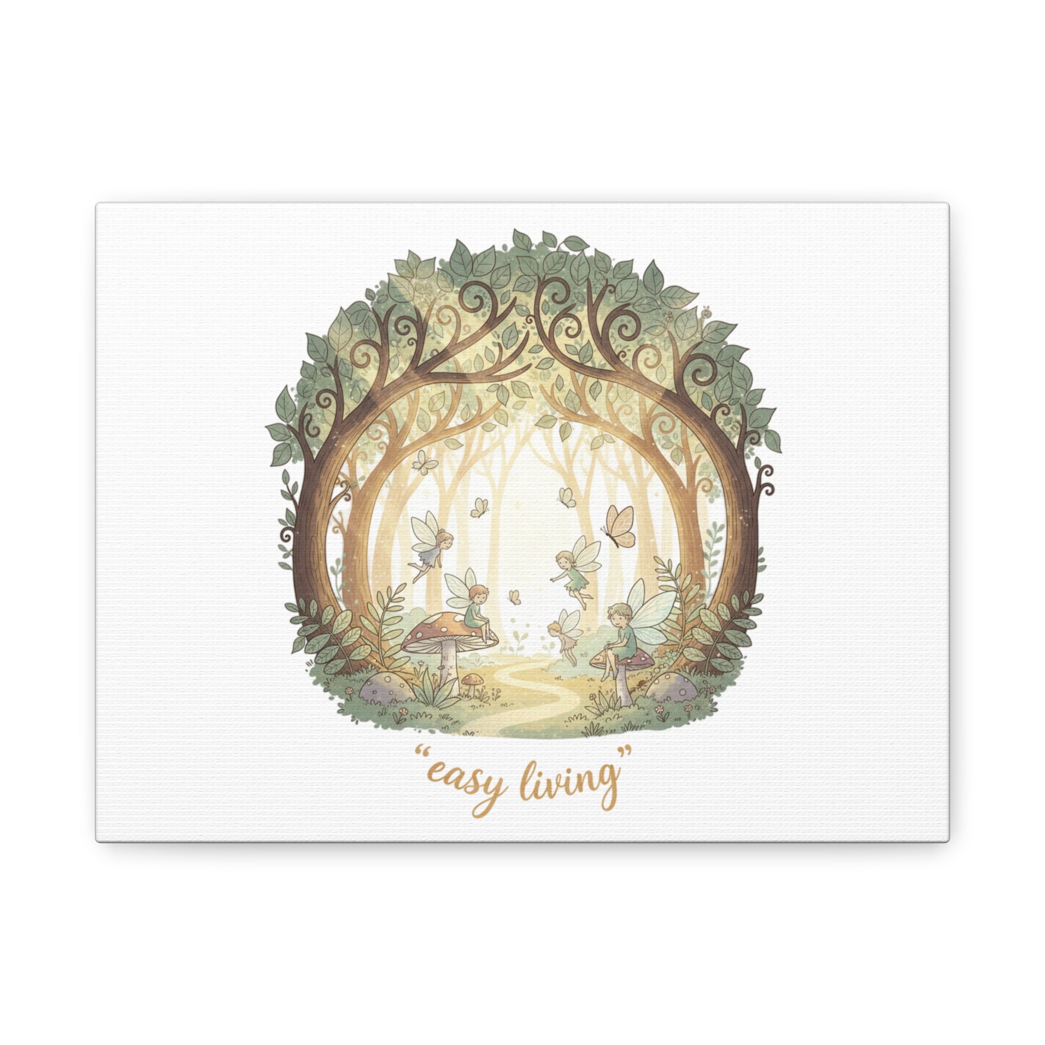Easy Living Woodland Poster Canvas