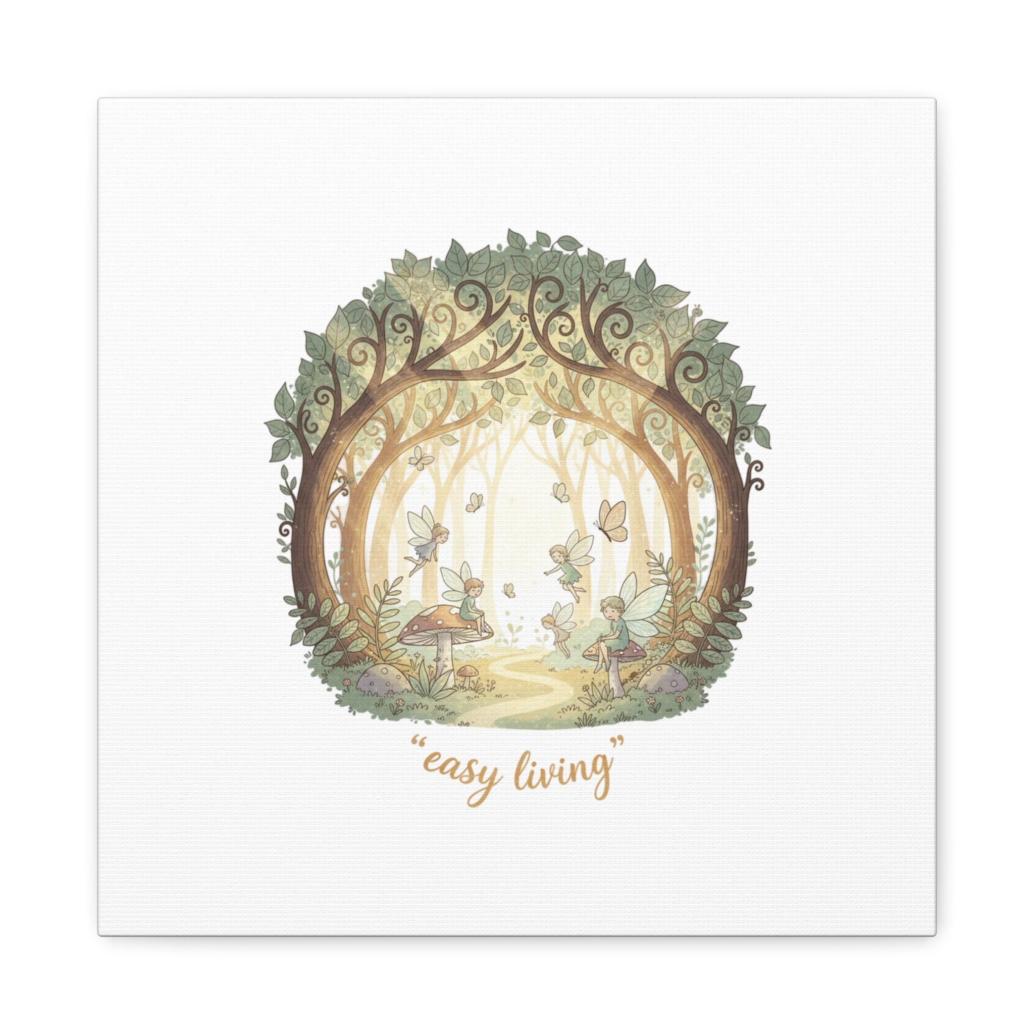 Easy Living Woodland Poster Canvas