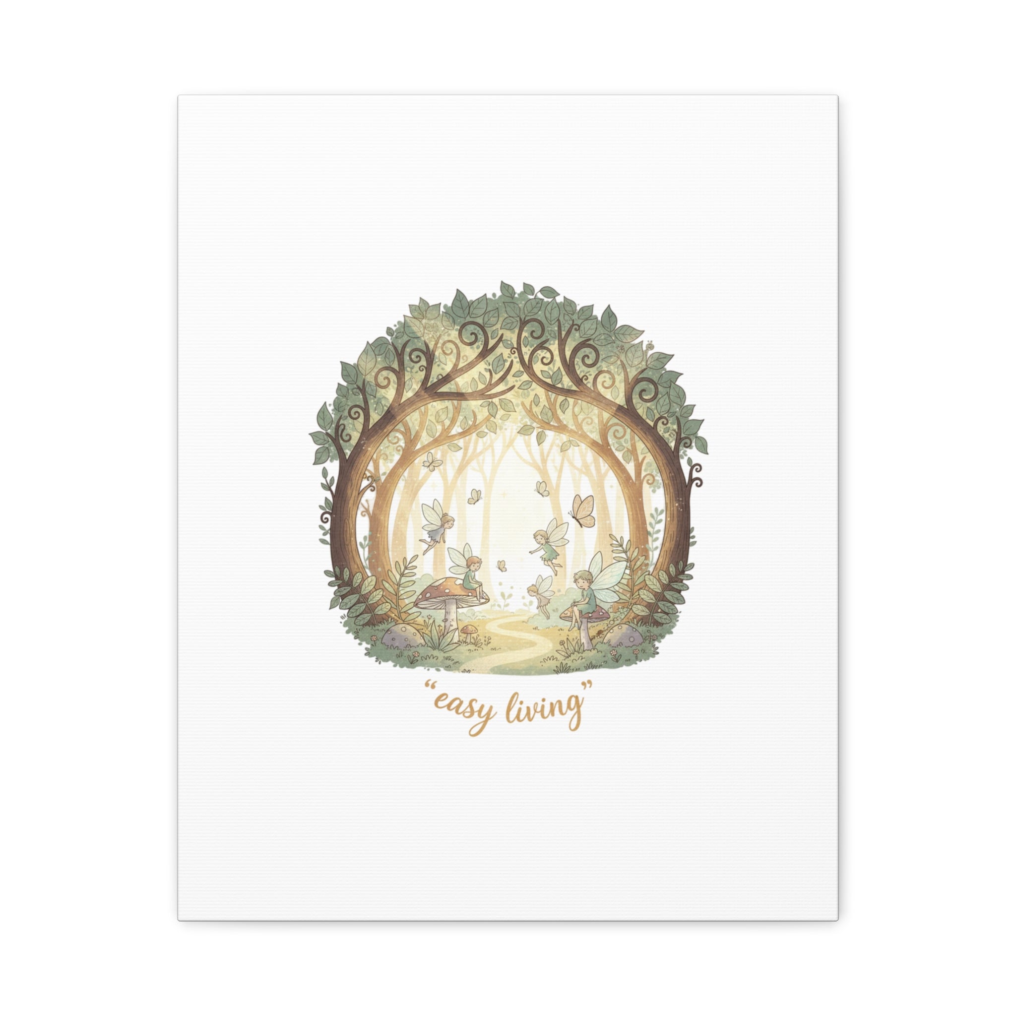 Easy Living Woodland Poster Canvas
