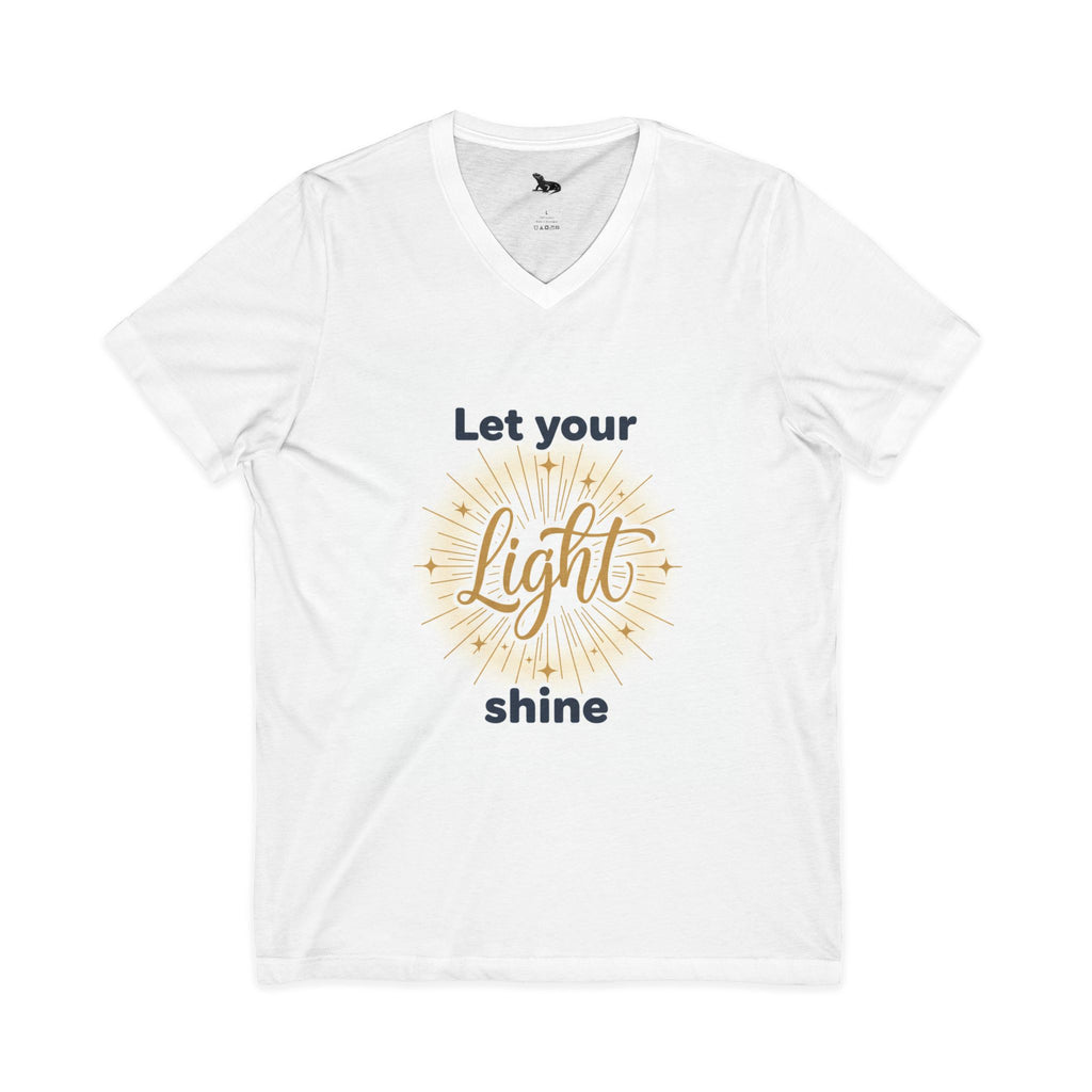Let Your Light Shine V-Neck Tee