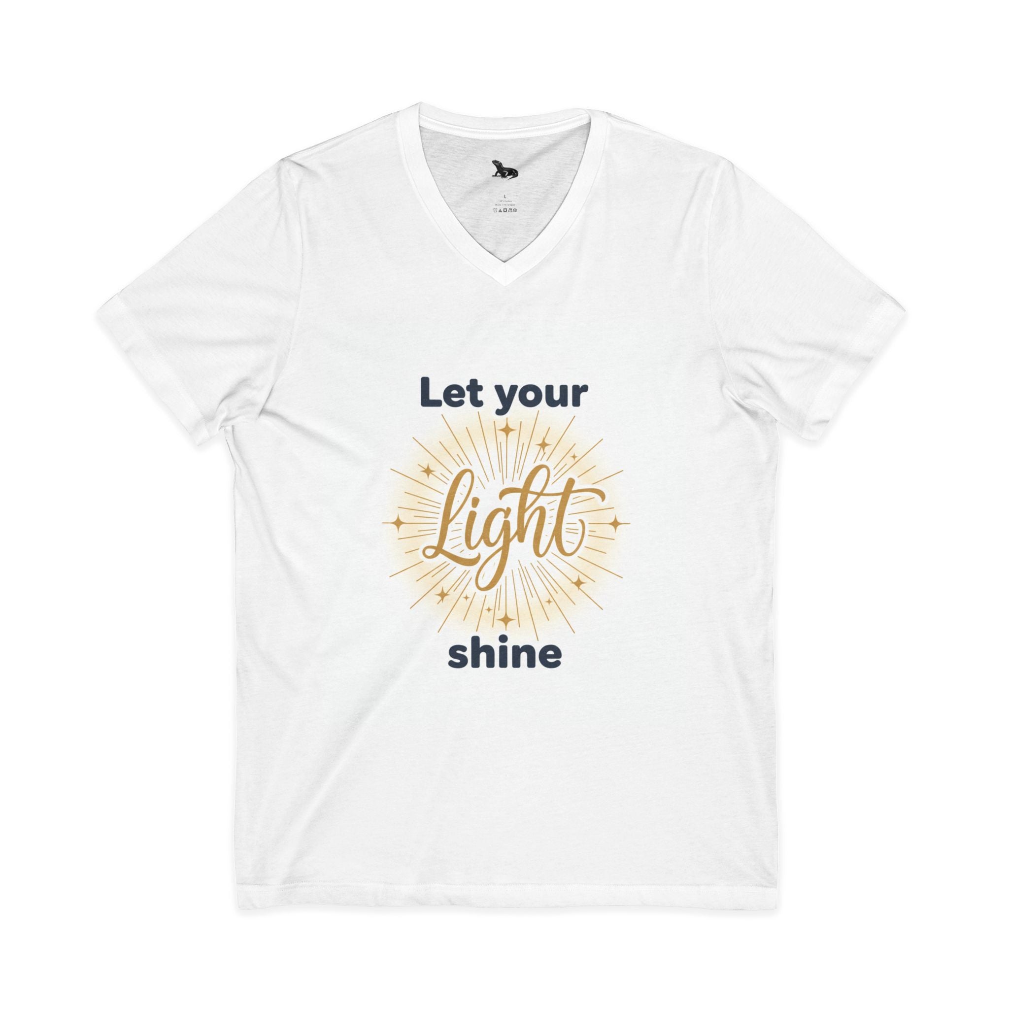 Let Your Light Shine V-Neck Tee