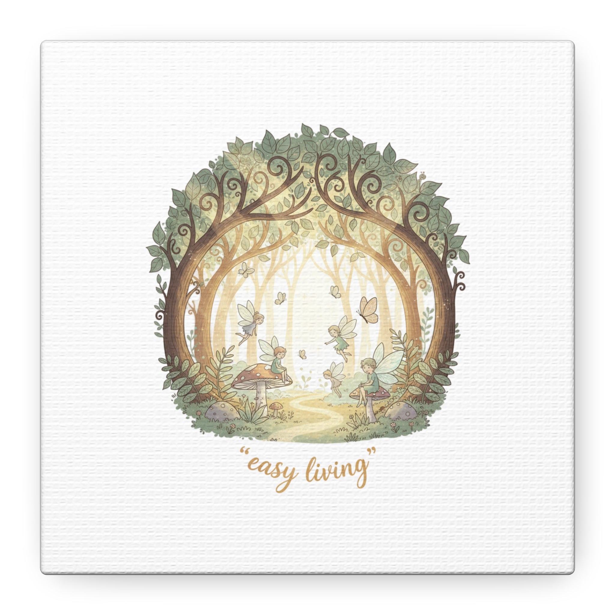 Easy Living Woodland Poster Canvas