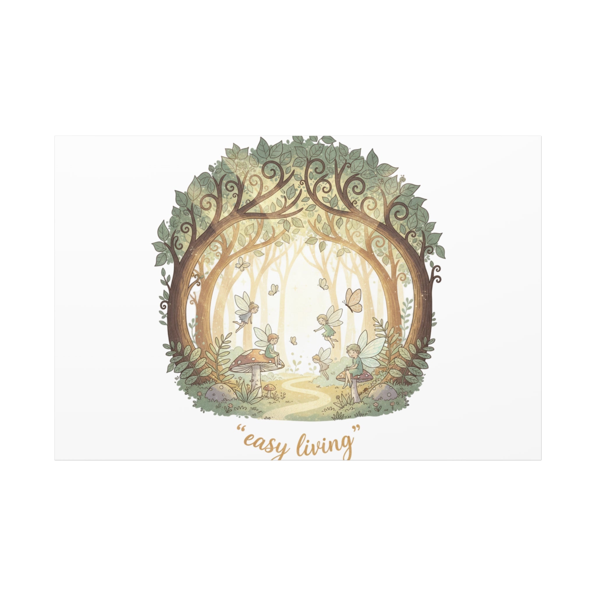 Easy Living Woodland Poster Canvas