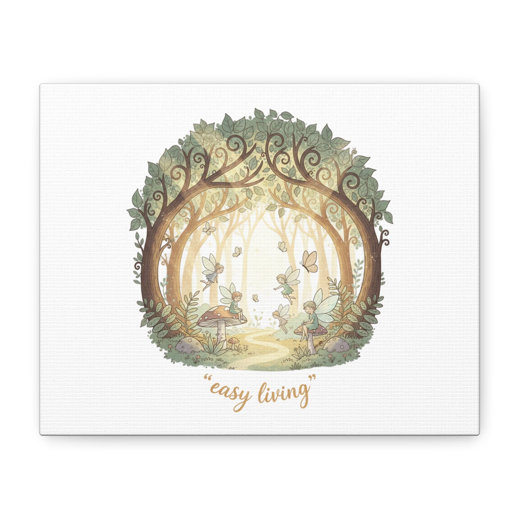 Easy Living Woodland Poster Canvas