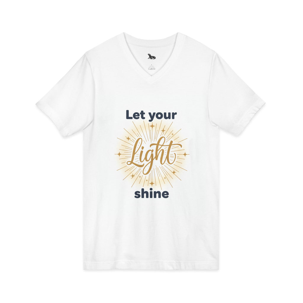 Let Your Light Shine V-Neck Tee