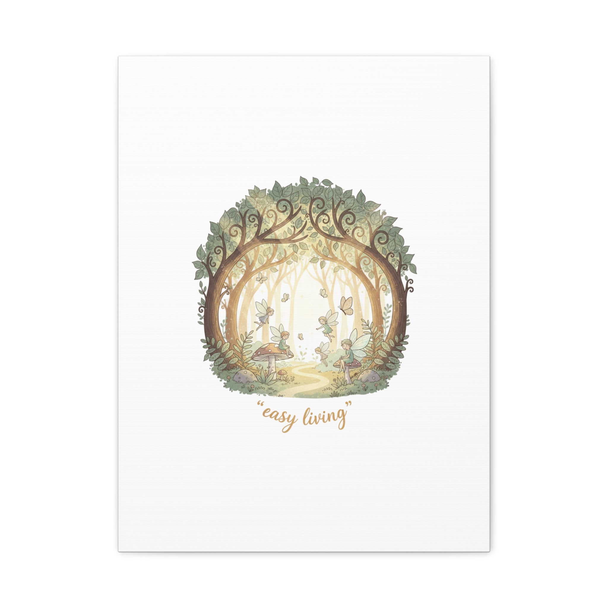 Easy Living Woodland Poster Canvas