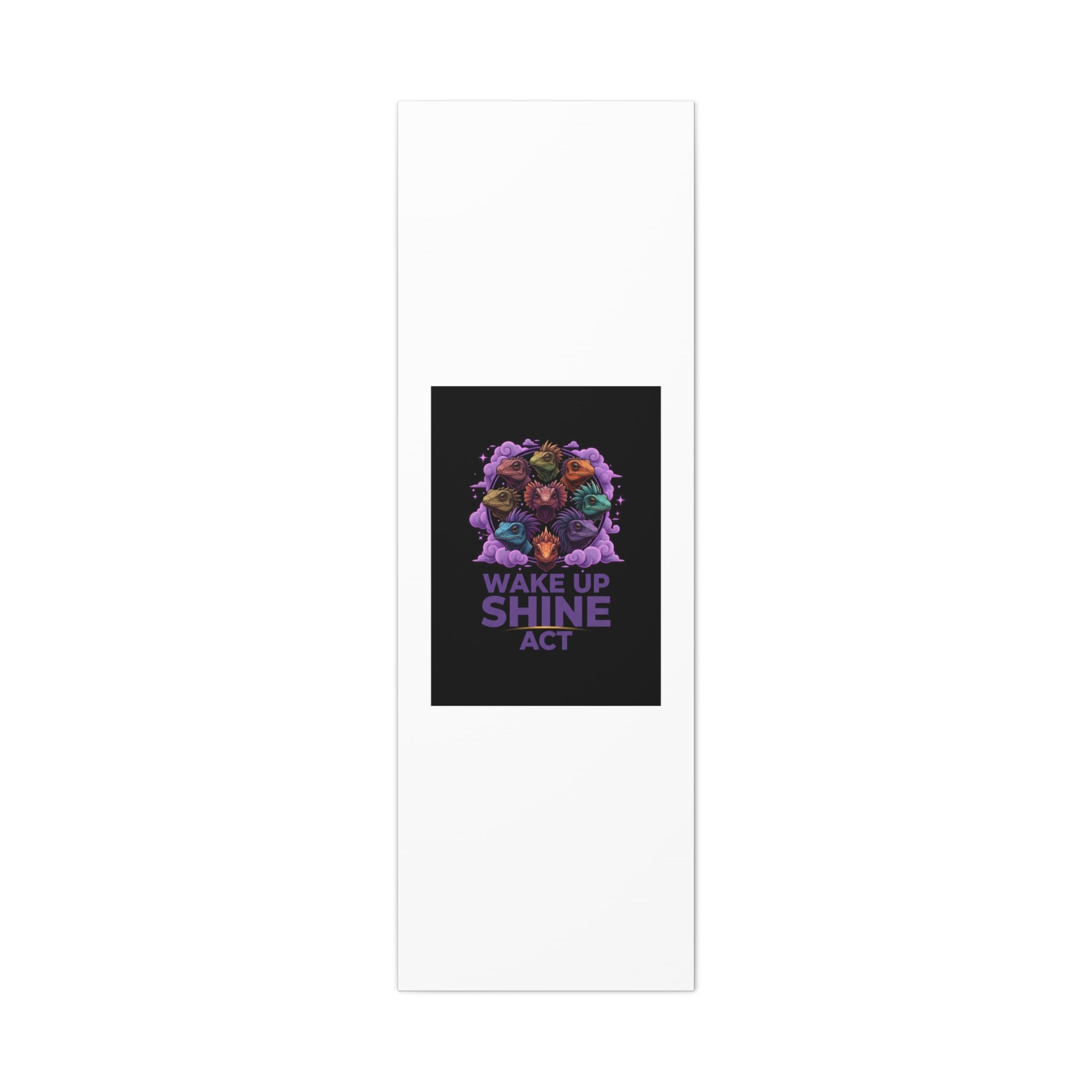 Wake Up Shine Act Canvas | IWD Feminist Slogan, Empowerment Typography