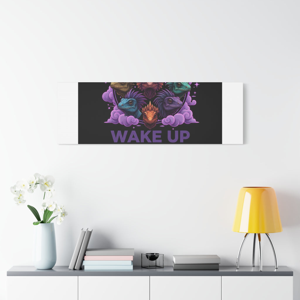 Wake Up Shine Act Canvas | IWD Feminist Slogan, Empowerment Typography