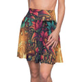 Lotus Lagoon Floral Print skirt