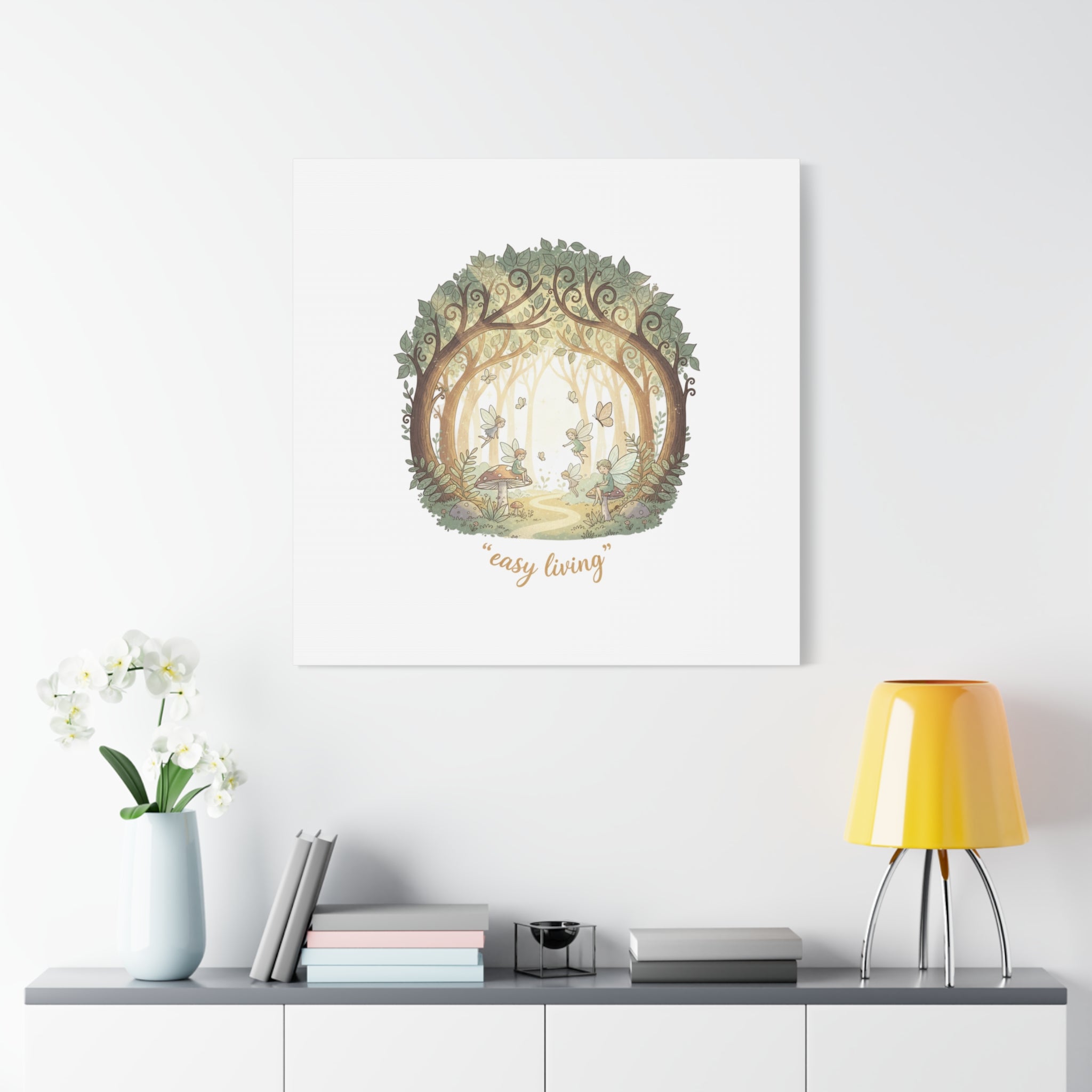 Easy Living Woodland Poster Canvas