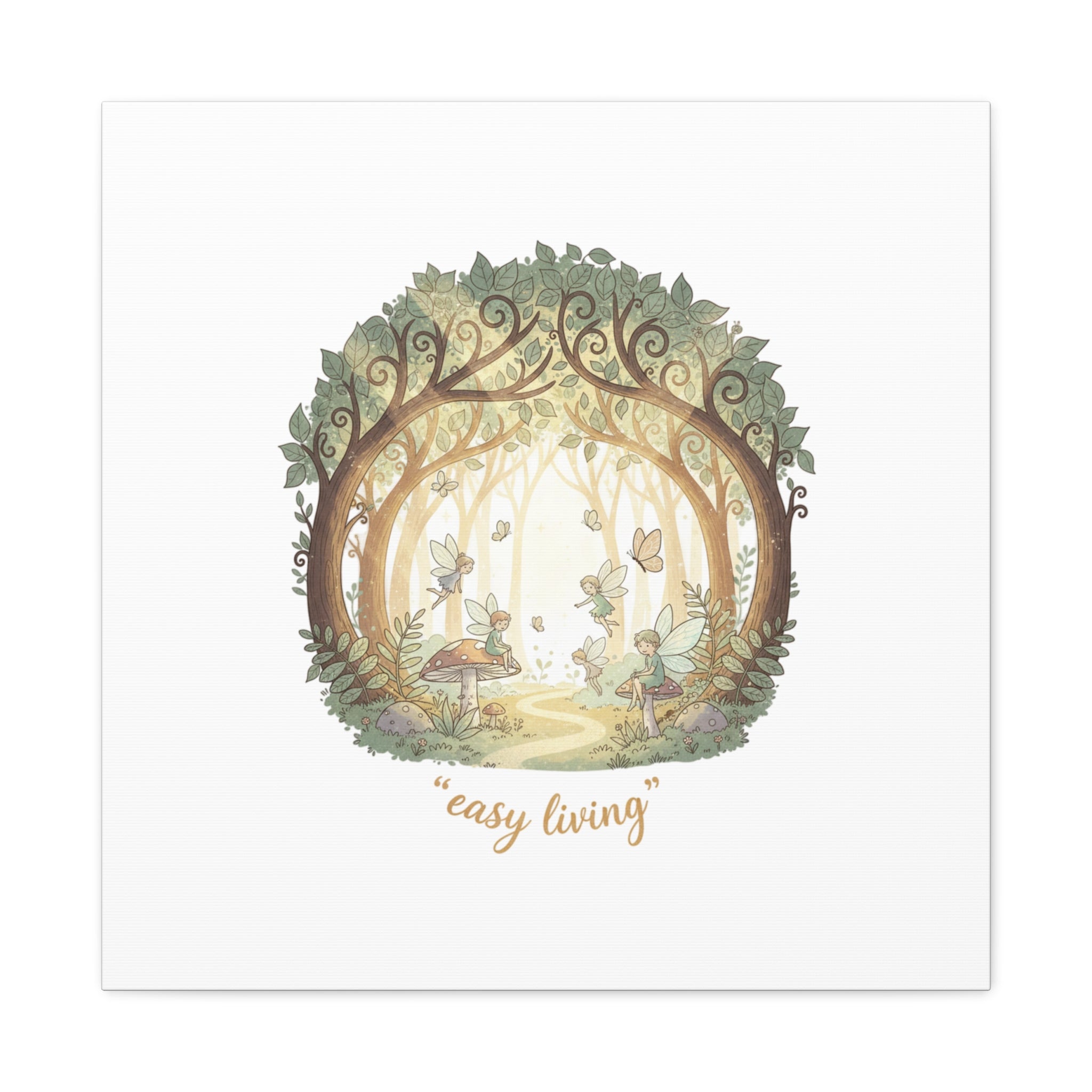Easy Living Woodland Poster Canvas