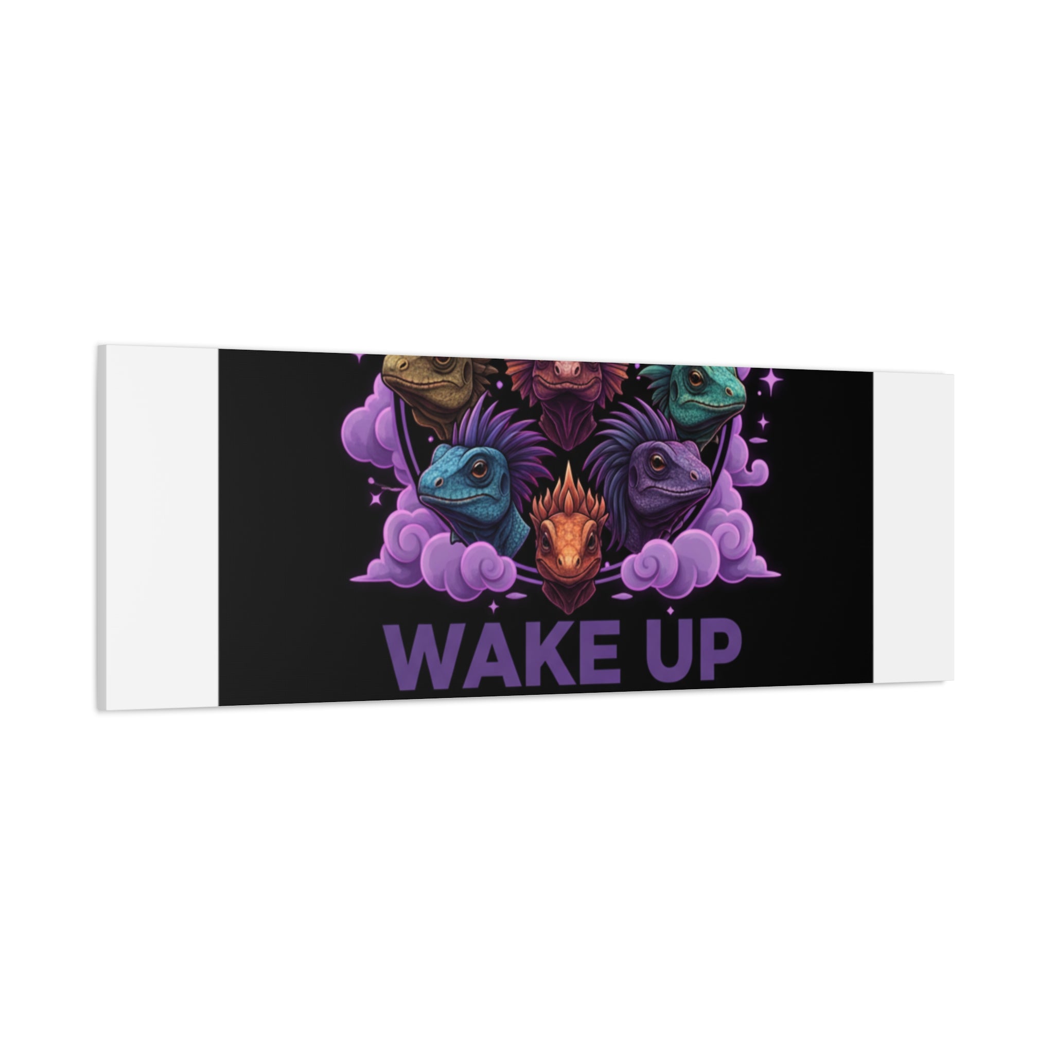 Wake Up Shine Act Canvas | IWD Feminist Slogan, Empowerment Typography